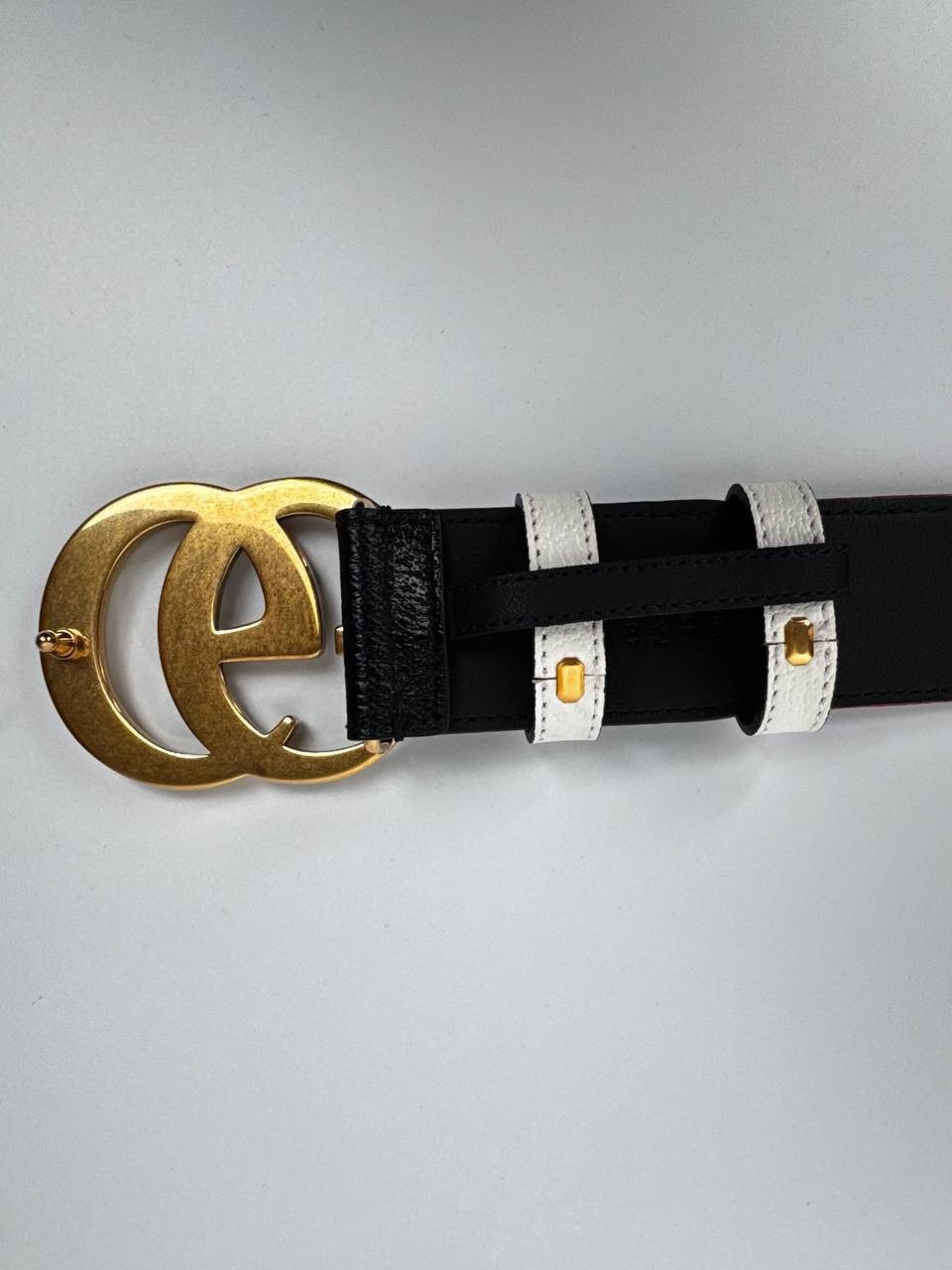 Gucci Gucci Adidas GG Monogram leather belt Size 34 - 7 Thumbnail