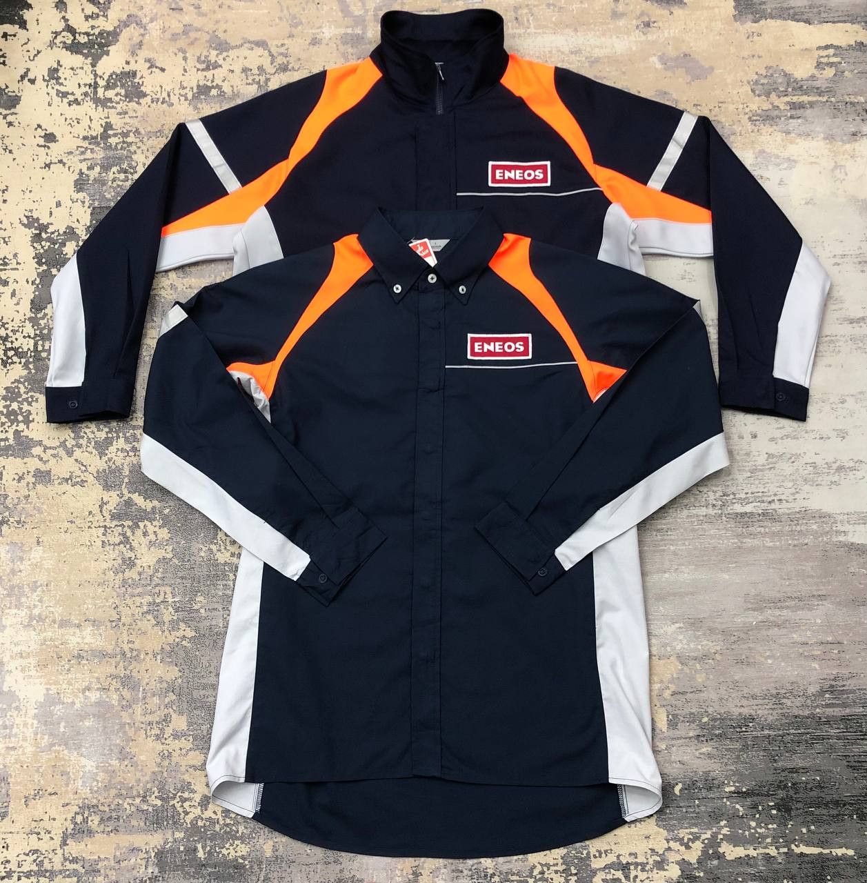 Japanese Brand Y393/394 Lot 2 ENEOS VERDEXCEL SHIRT & JACKET Size US L / EU 52-54 / 3 - 1 Thumbnail