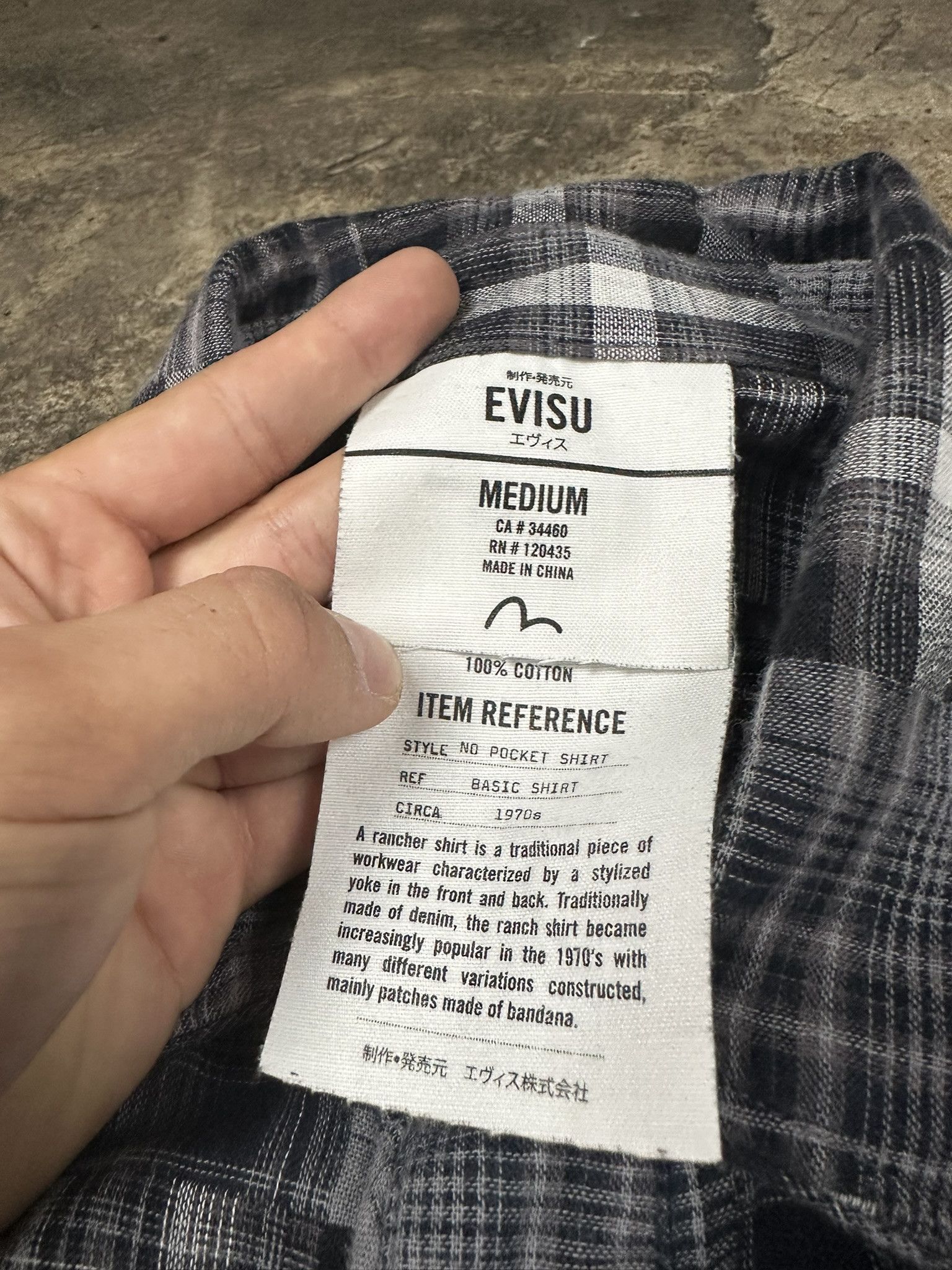 Evisu Evisu Flannel Checked Shirt Size US M / EU 48-50 / 2 - 5 Thumbnail