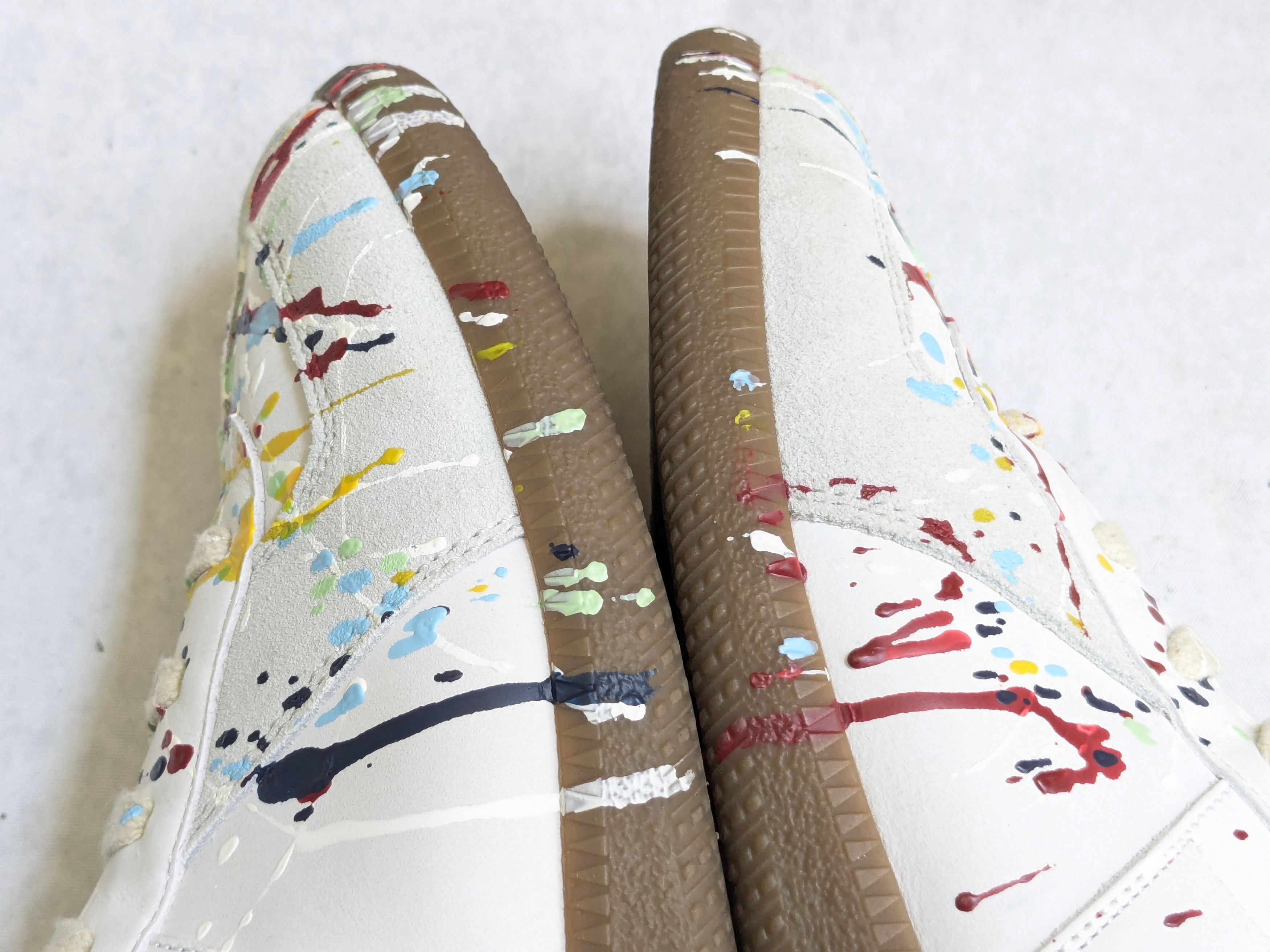 Maison Margiela MARGIELA GAT REPLICAS PAINT SPLATTER gat 10.5 43.5 Size US 10.5 / EU 43-44 - 9 Thumbnail