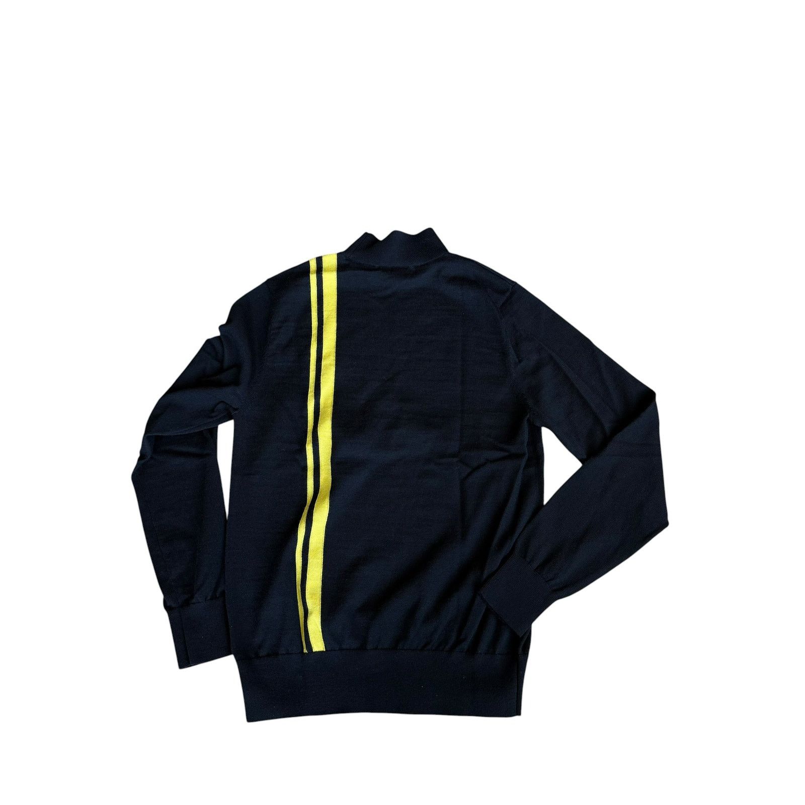 J.Lindeberg J Lindeberg Black Yellow Stripe Turtleneck Sweater Medium Size US L / EU 52-54 / 3 - 4 Thumbnail