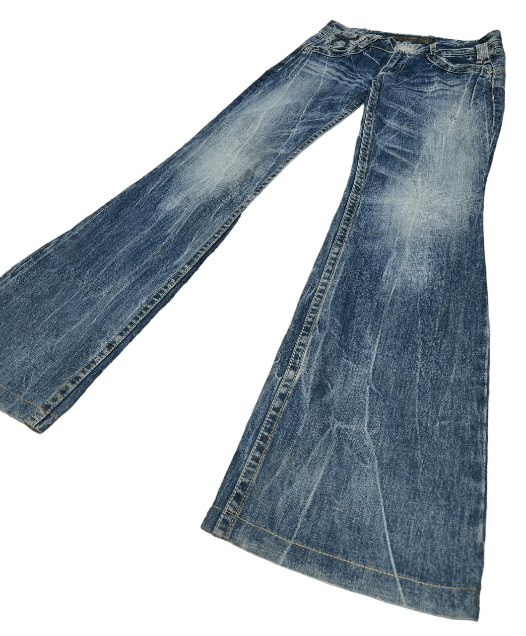 Japanese Brand 💥LAST CALL💥 Red Pepper Flare Denim Size 31" - 3 Thumbnail