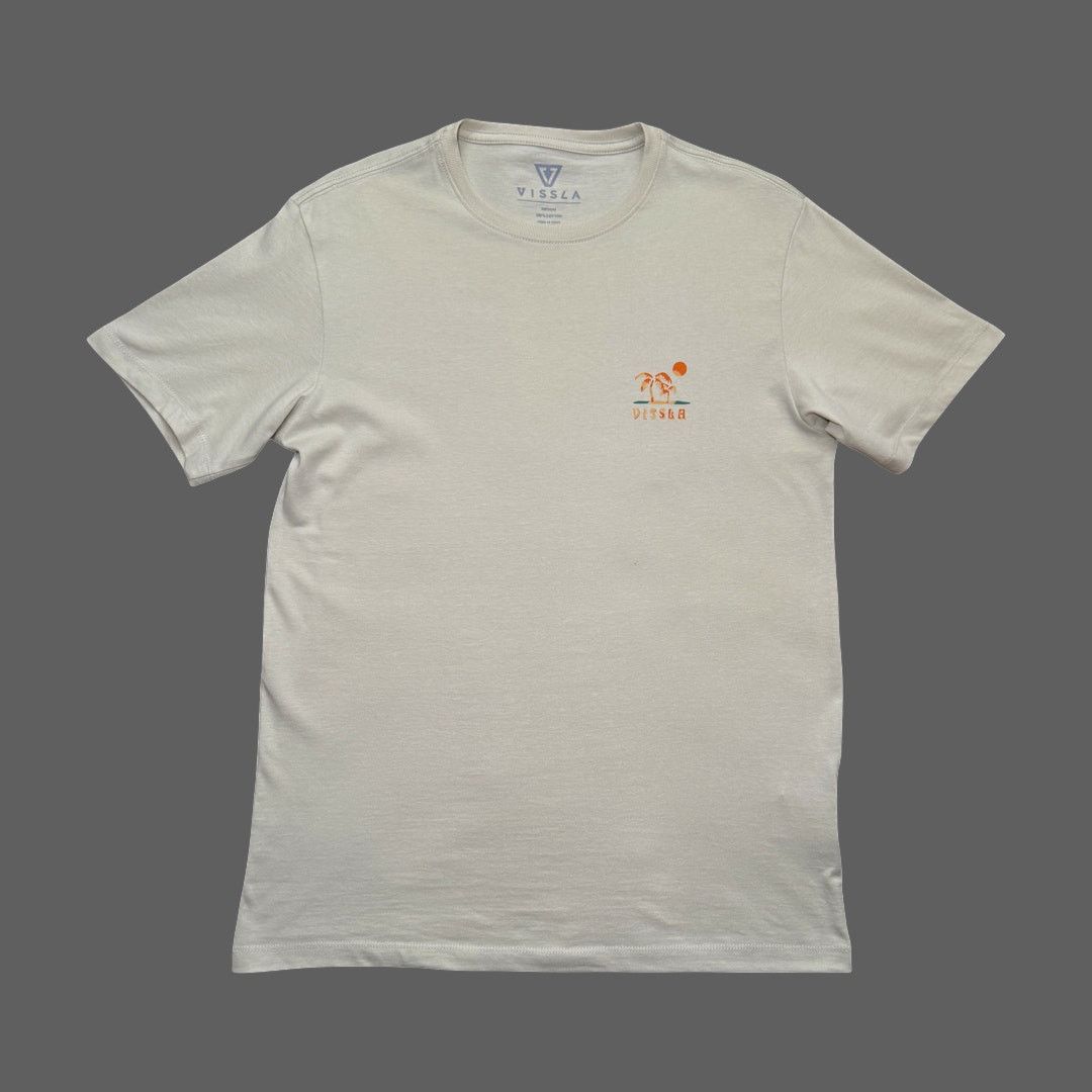 Vissla Vissla Groundswell Organic Bone Pocket SS Tee Size M NWT Size US M / EU 48-50 / 2 - 1 Thumbnail