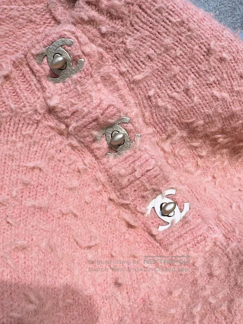 Chanel Chanel 21B orange long-sleeved schoolbag buckle alpaca woo Size XXS / US 00 / IT 34 - 3 Thumbnail