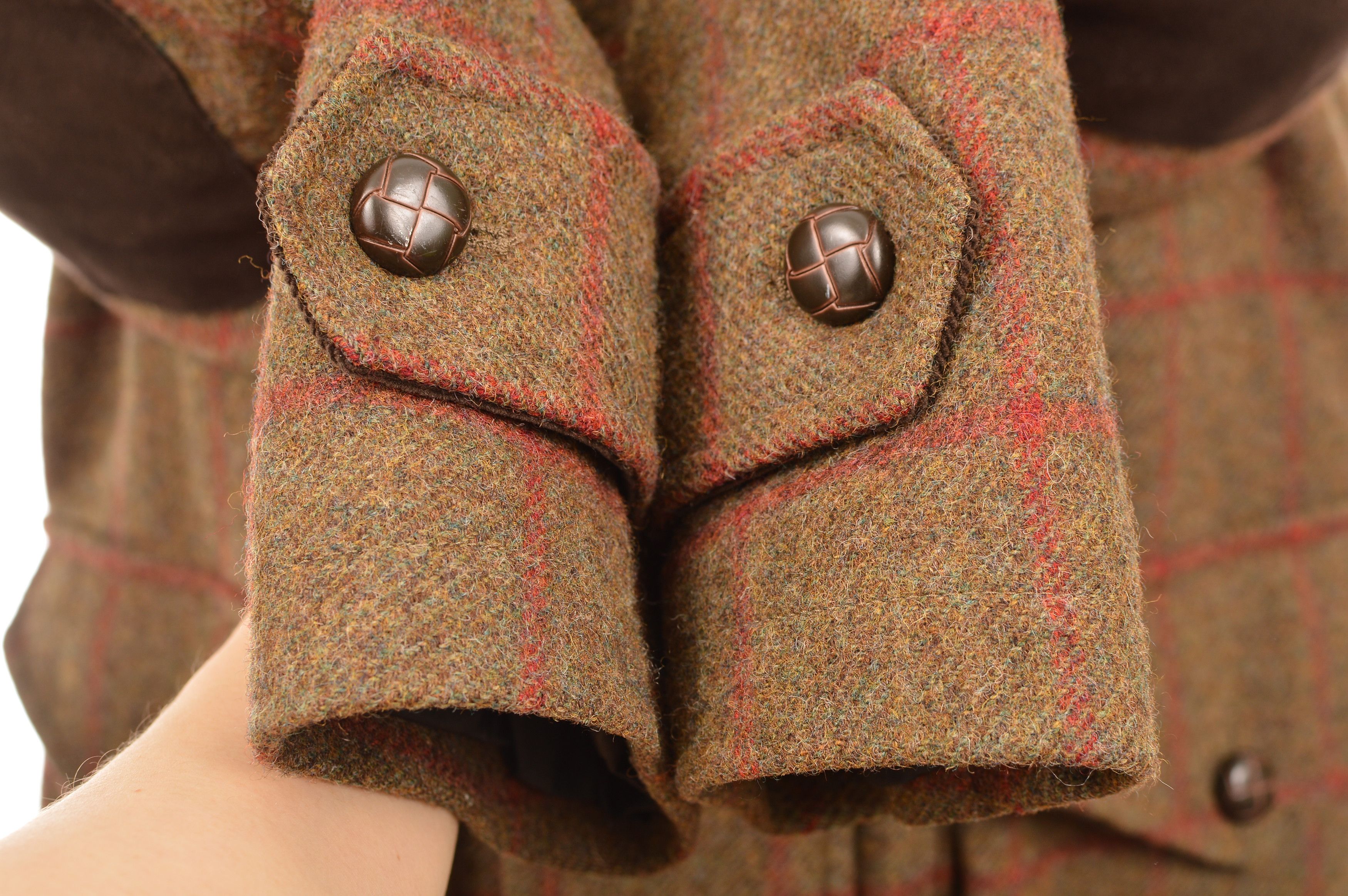 Burton DDP Montague Burton Tweed Check Coat Jacket Size US L / EU 52-54 / 3 - 5 Thumbnail