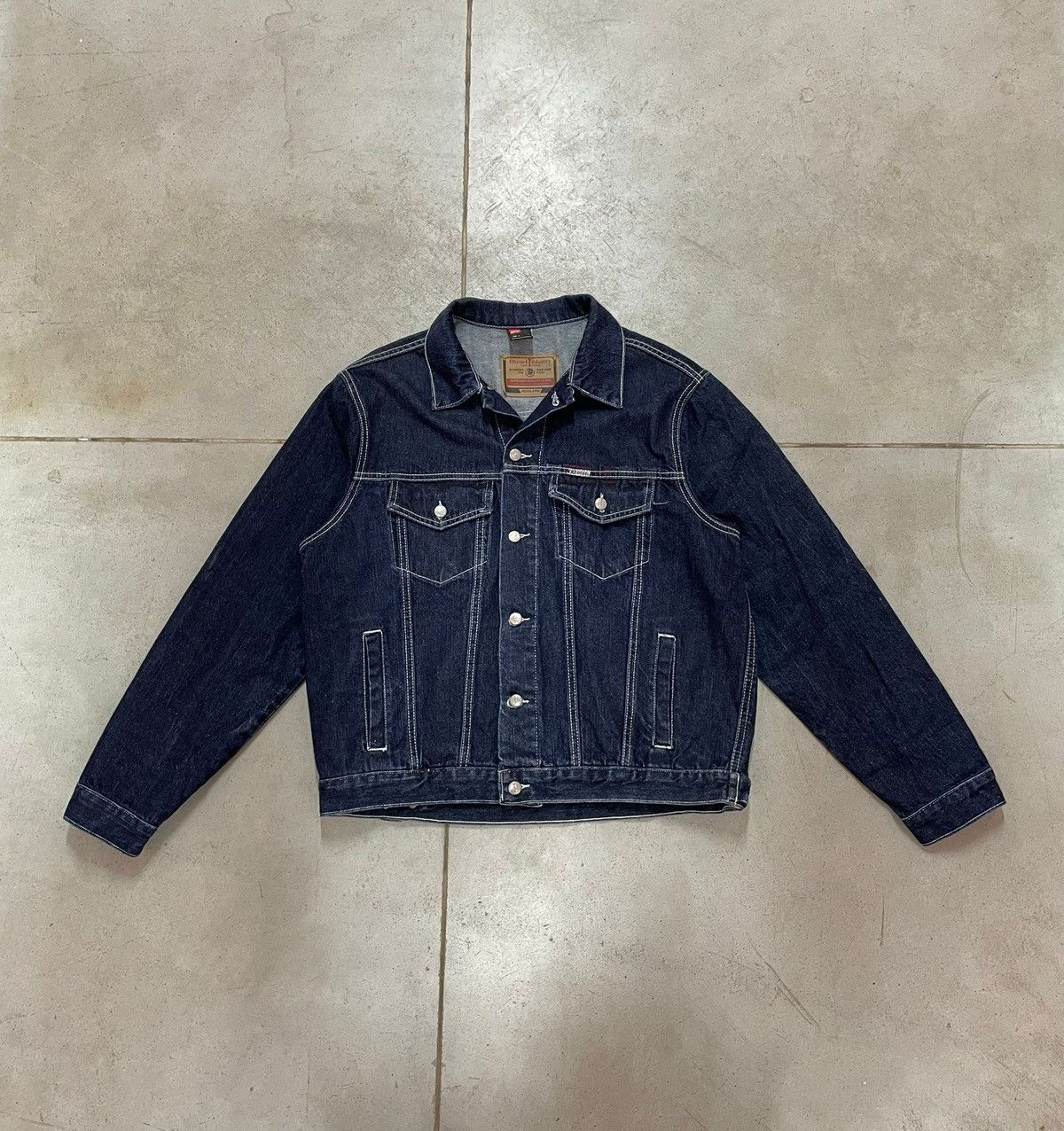 Diesel 90’s Vintage DIESEL Denim Jacket Size US L / EU 52-54 / 3 - 1 Thumbnail