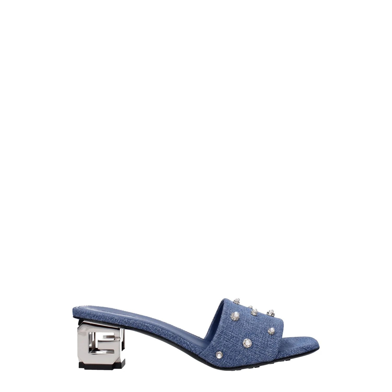 Givenchy ob1o1e1124 Denim Sandals in Blue Size US 7 / IT 37 - 1 Thumbnail