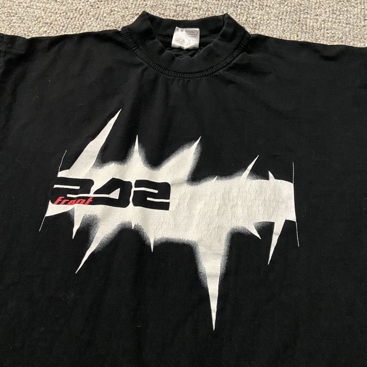 Band Tees Vtg Front 242 Band Shirt Wax Trax Used Size US L / EU 52-54 / 3 - 1 Thumbnail