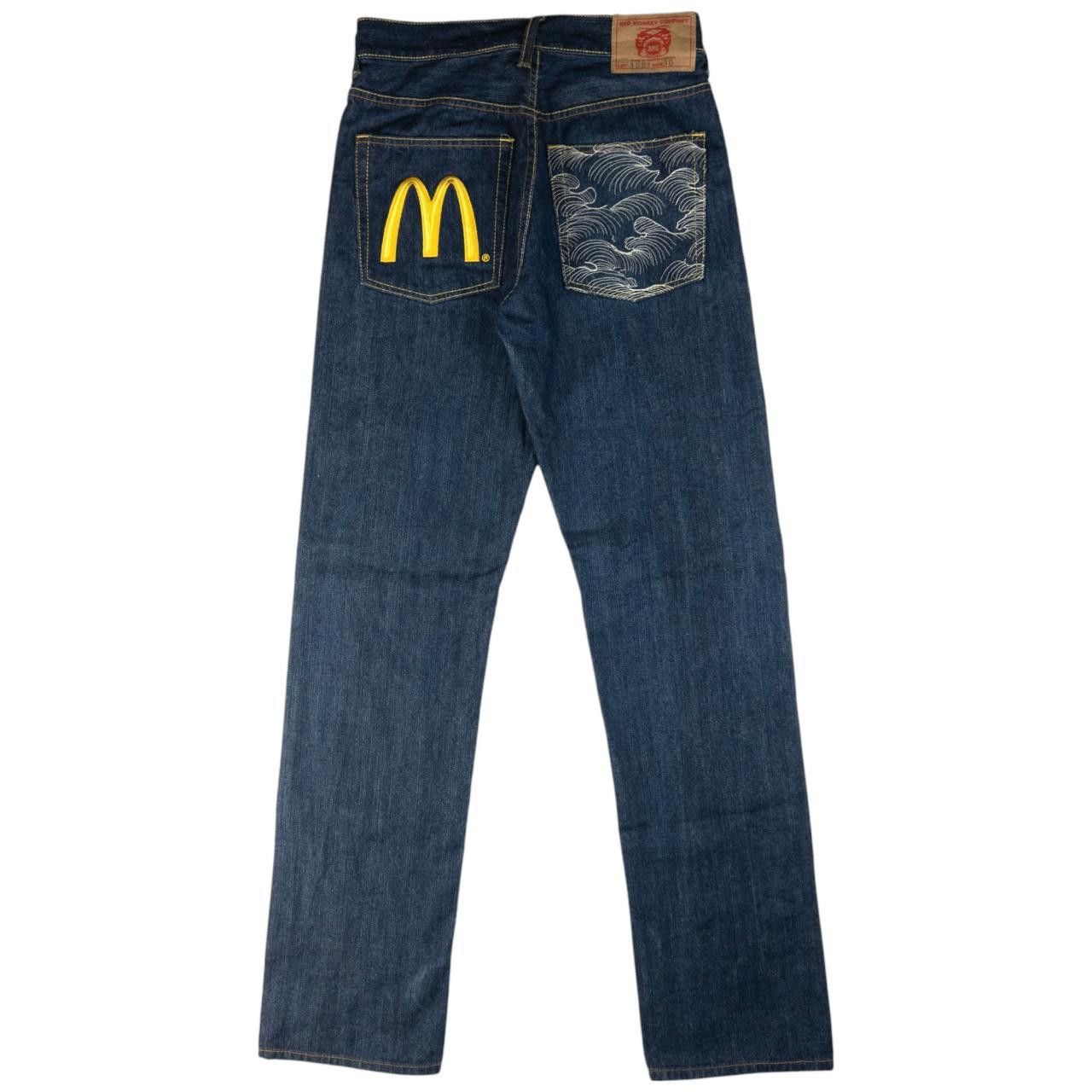 The Unbranded Brand RMC Red Monkey Company X Mcdonalds Jeans Size W28 Size US 29 - 2 Thumbnail