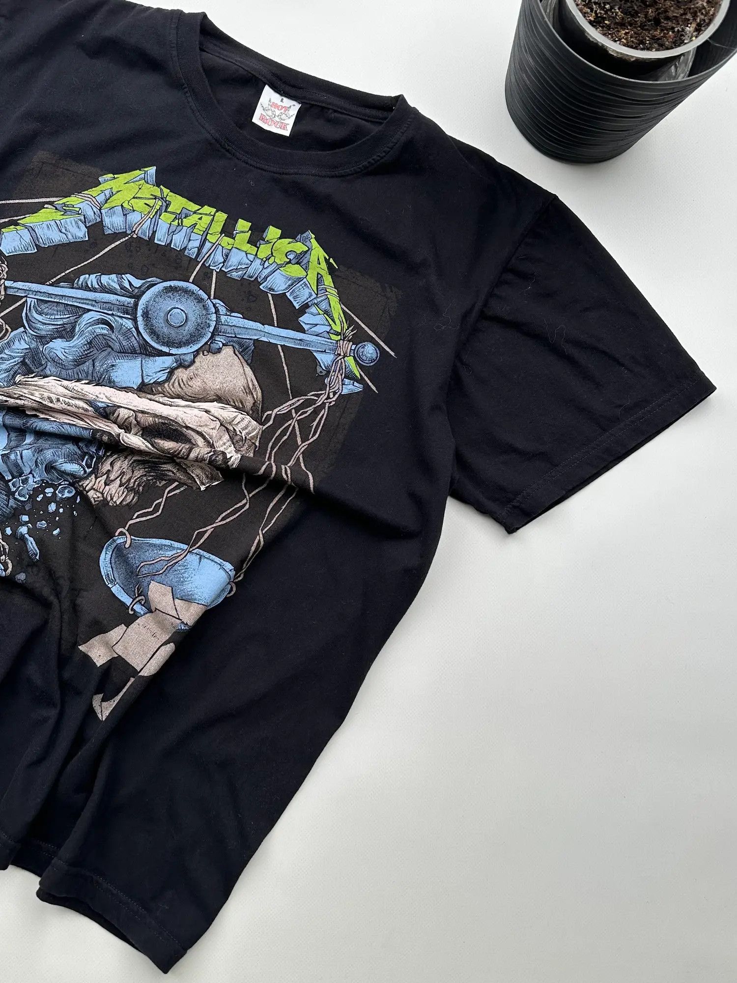 Band Tees Metallica Vintage T-Shirt (339) Size US L / EU 52-54 / 3 - 3 Thumbnail