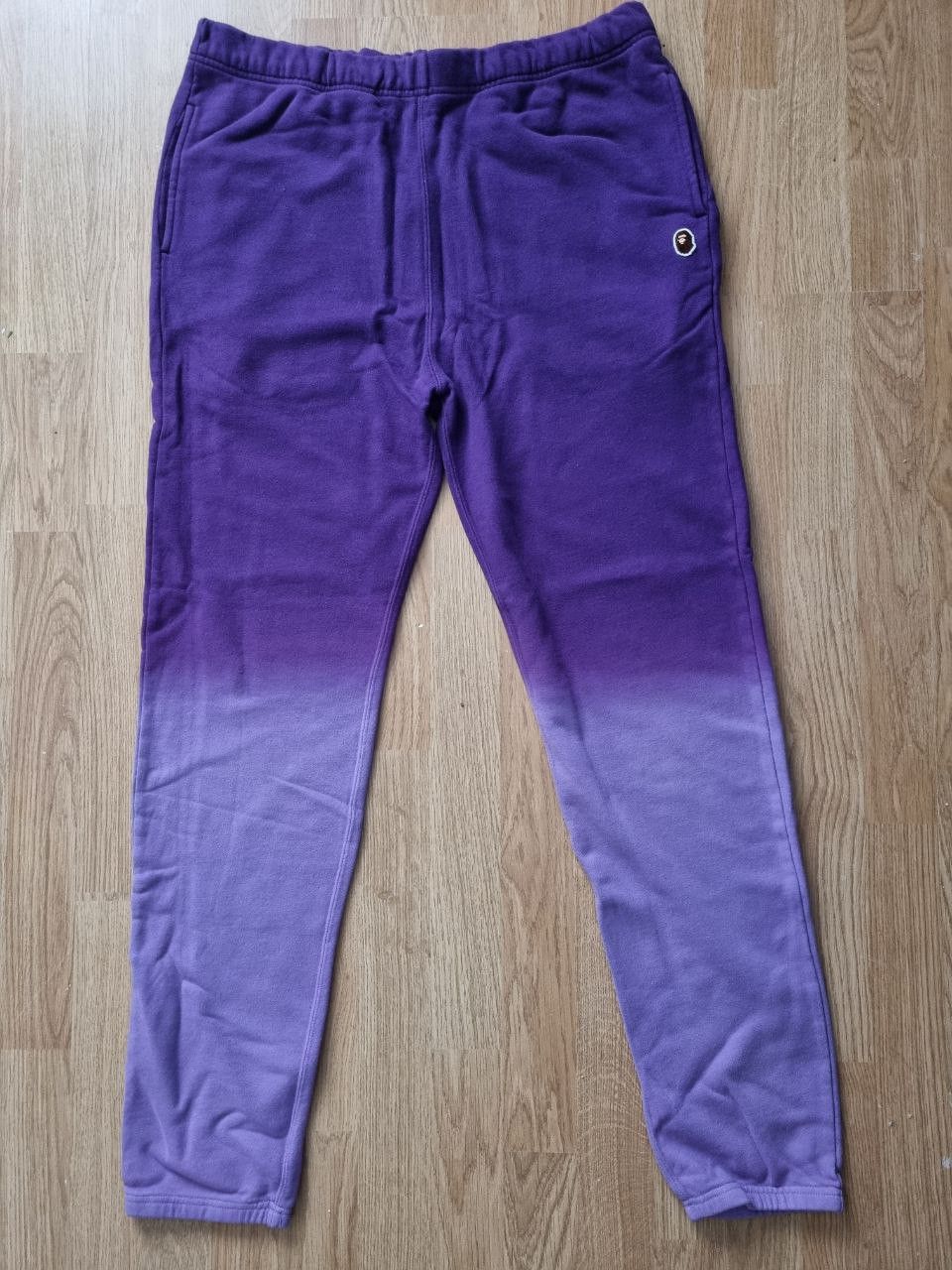 Bape BAPE Gradation Slim Sweat Pants Purple Size US 36 / EU 52 - 1 Thumbnail