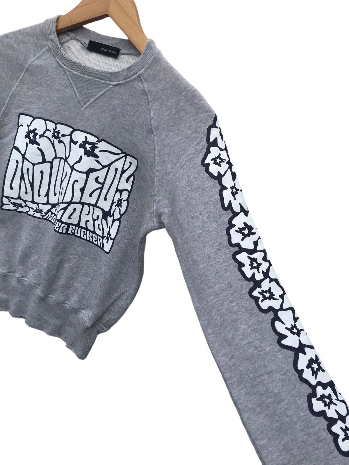 Dsquared2 Dsquared2 Women Distressed Aloha Sweatshirt Size S / US 4 / IT 40 - 6 Thumbnail