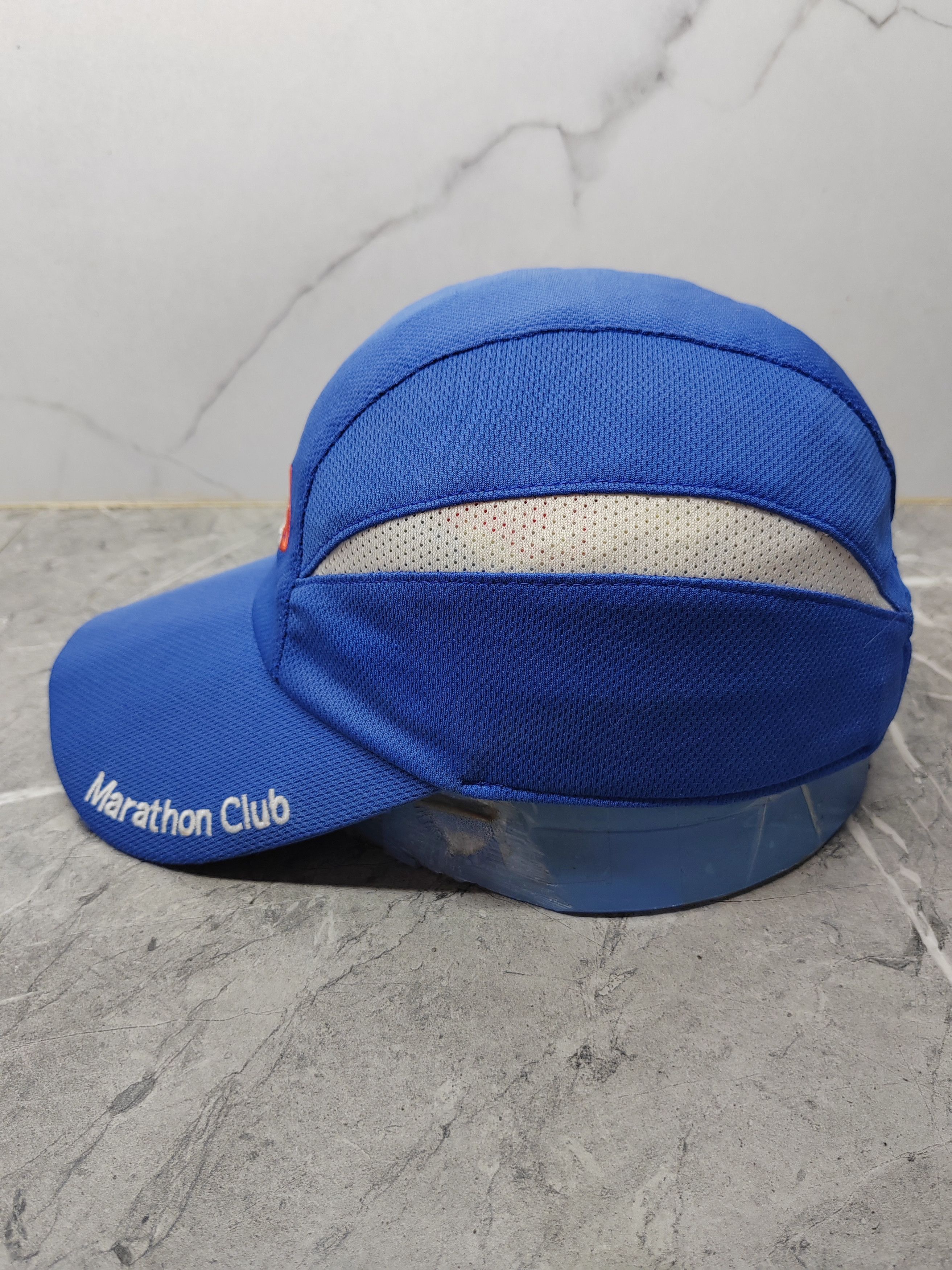 Japanese Brand Vintage Band Marathon Club Running Cap Hat Size ONE SIZE - 4 Thumbnail
