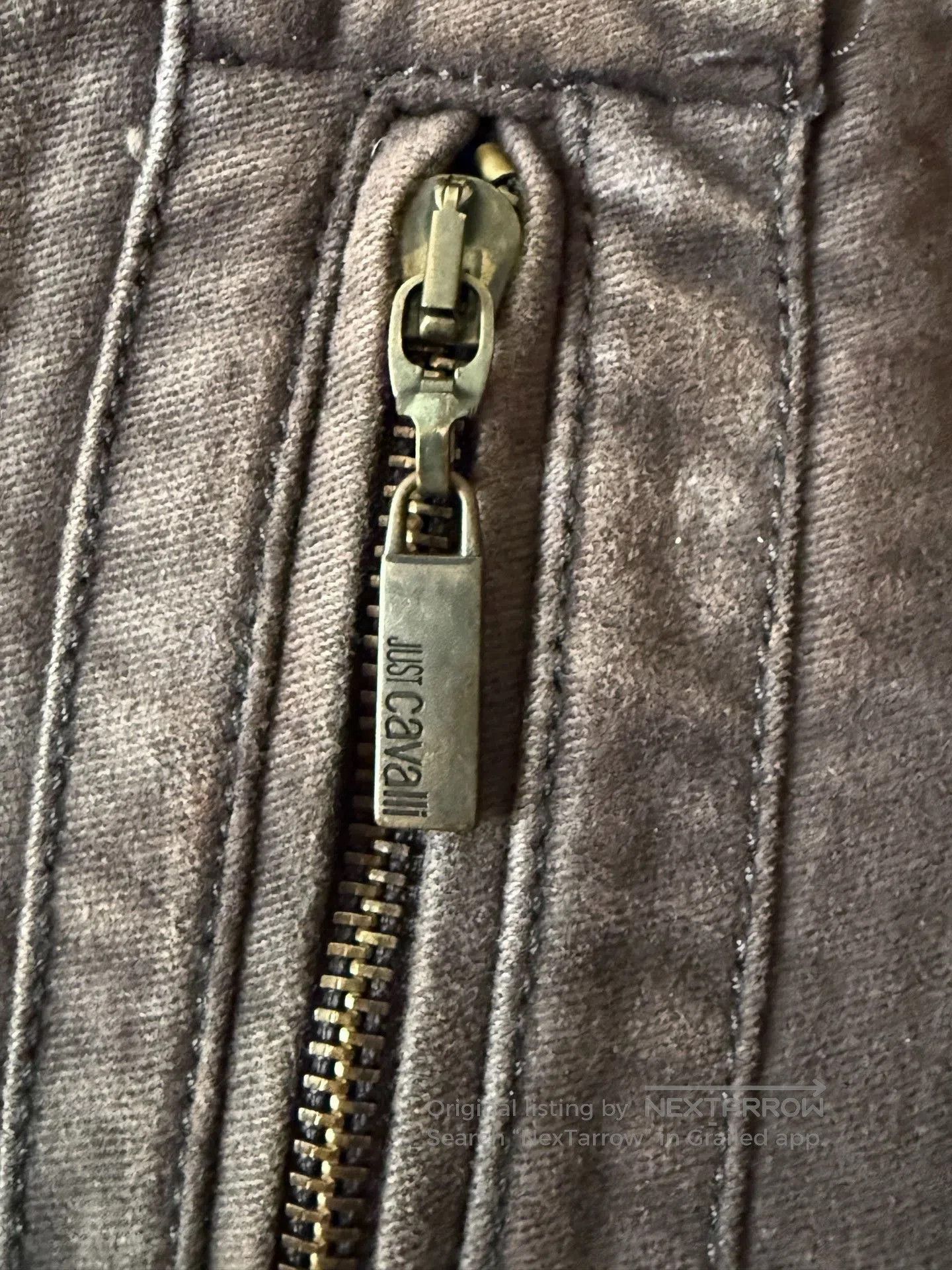 Just Cavalli Just Cavalli 00s Suede Washed Zip Pants. Size US 32 / EU 48 - 5 Thumbnail