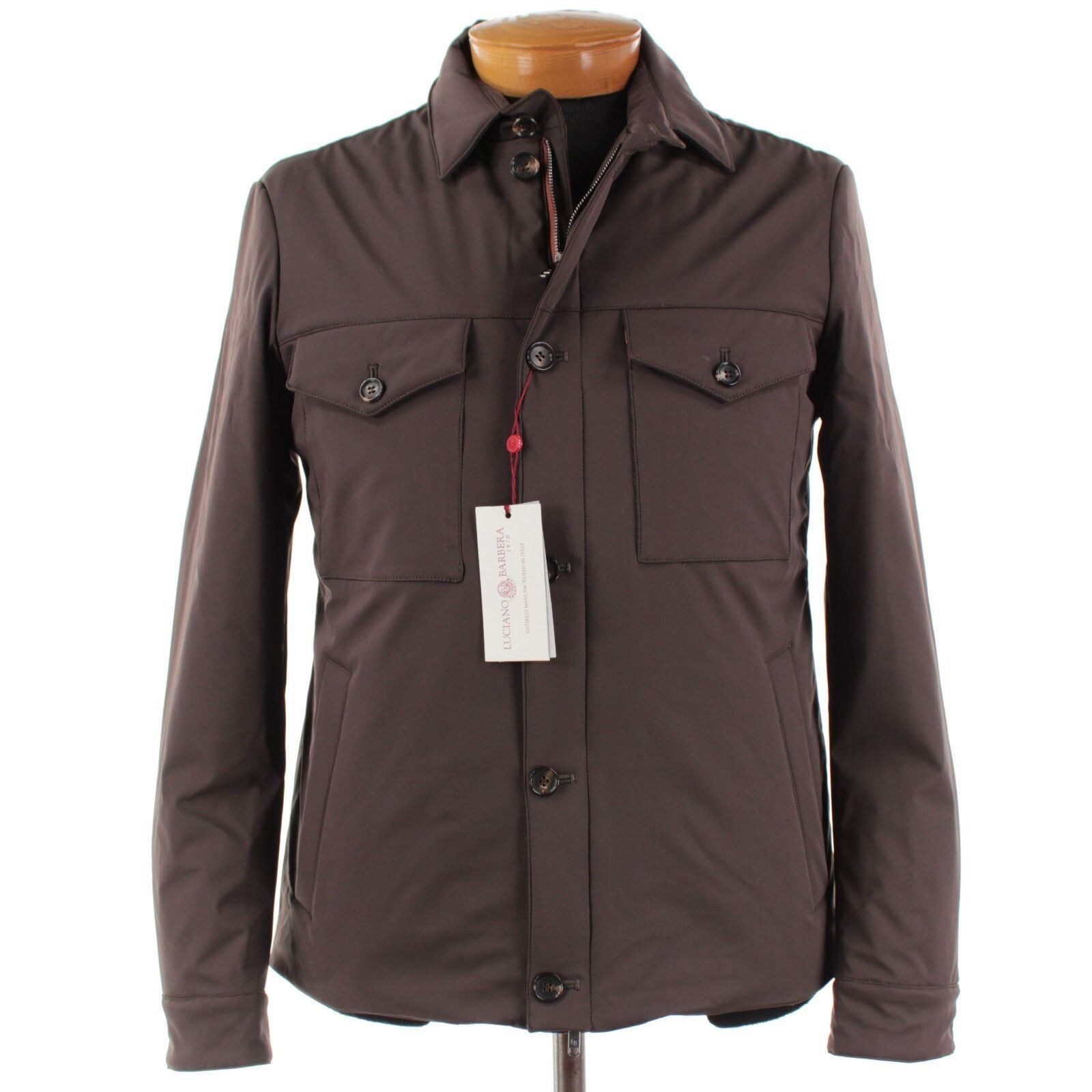 Luciano Barbera Luciano Barbera Overshirt Size L US In Brown Polyamide Blend Size US L / EU 52-54 / 3 - 1 Thumbnail