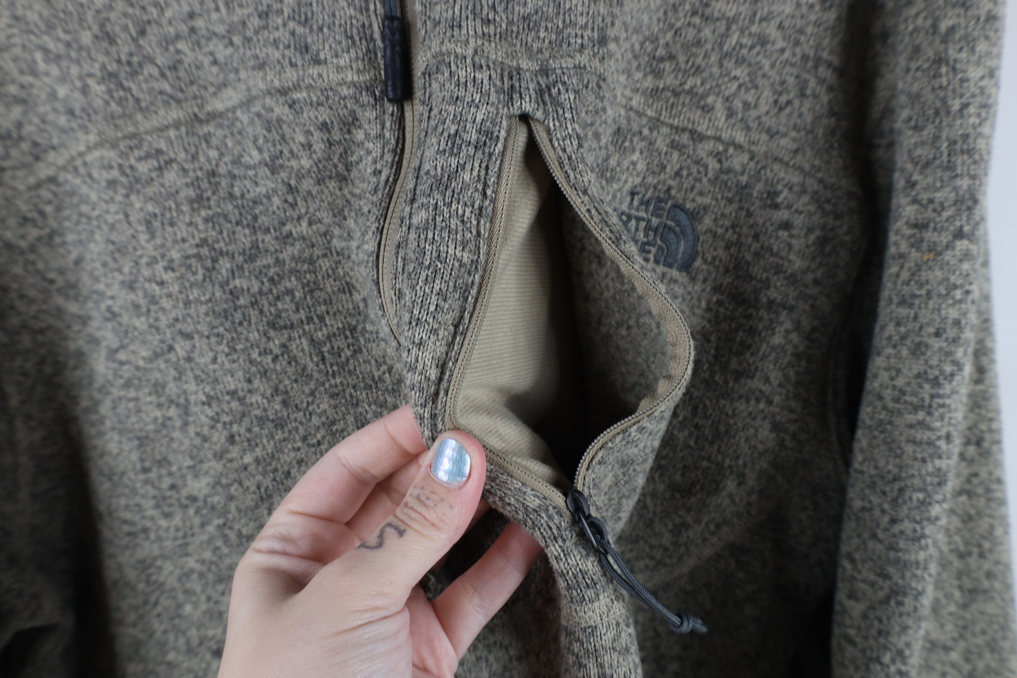 The North Face × Vintage The North Face Gordon Lyons 1/4 Zip Pullover Sweater Brown Size US XL / EU 56 / 4 - 6 Thumbnail