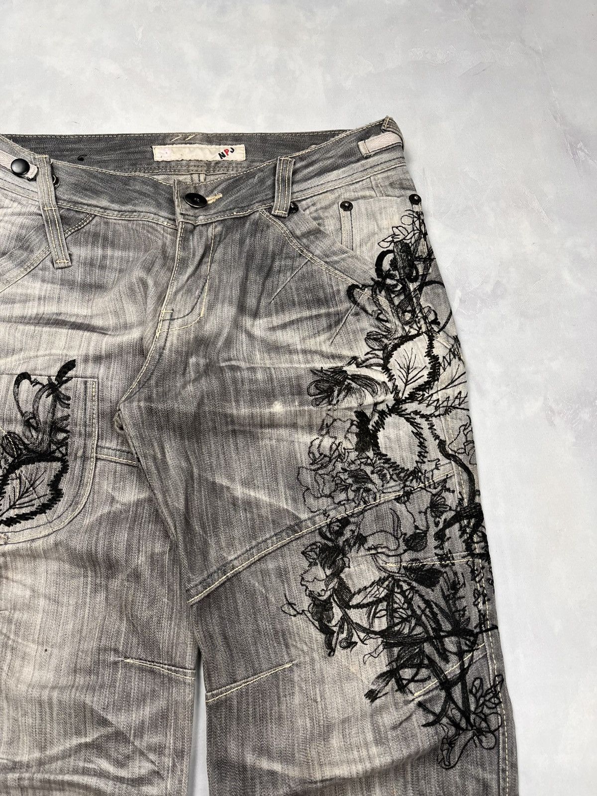 Japanese Brand NPJ Denim Pants Size US 29 - 14 Thumbnail