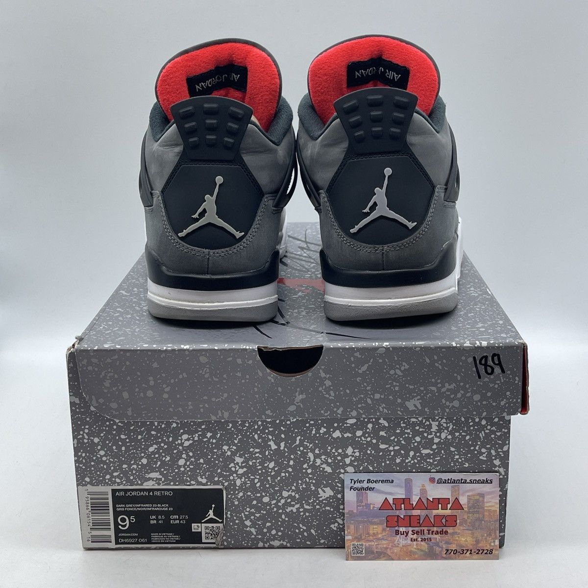 Jordan Brand Air Jordan 4 infrared Size US 9.5 / EU 42-43 - 3 Thumbnail