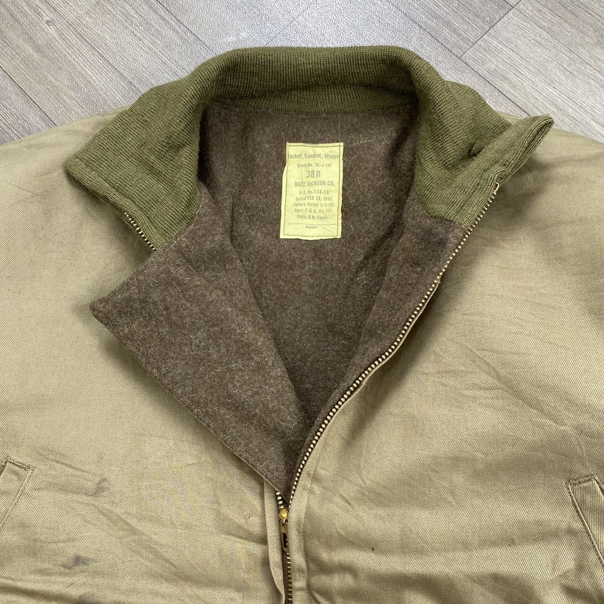 Buzz Rickson's WWII 40s Buzz Rickson's Winter Combat Tanker Jacket Military Size US M / EU 48-50 / 2 - 7 Thumbnail
