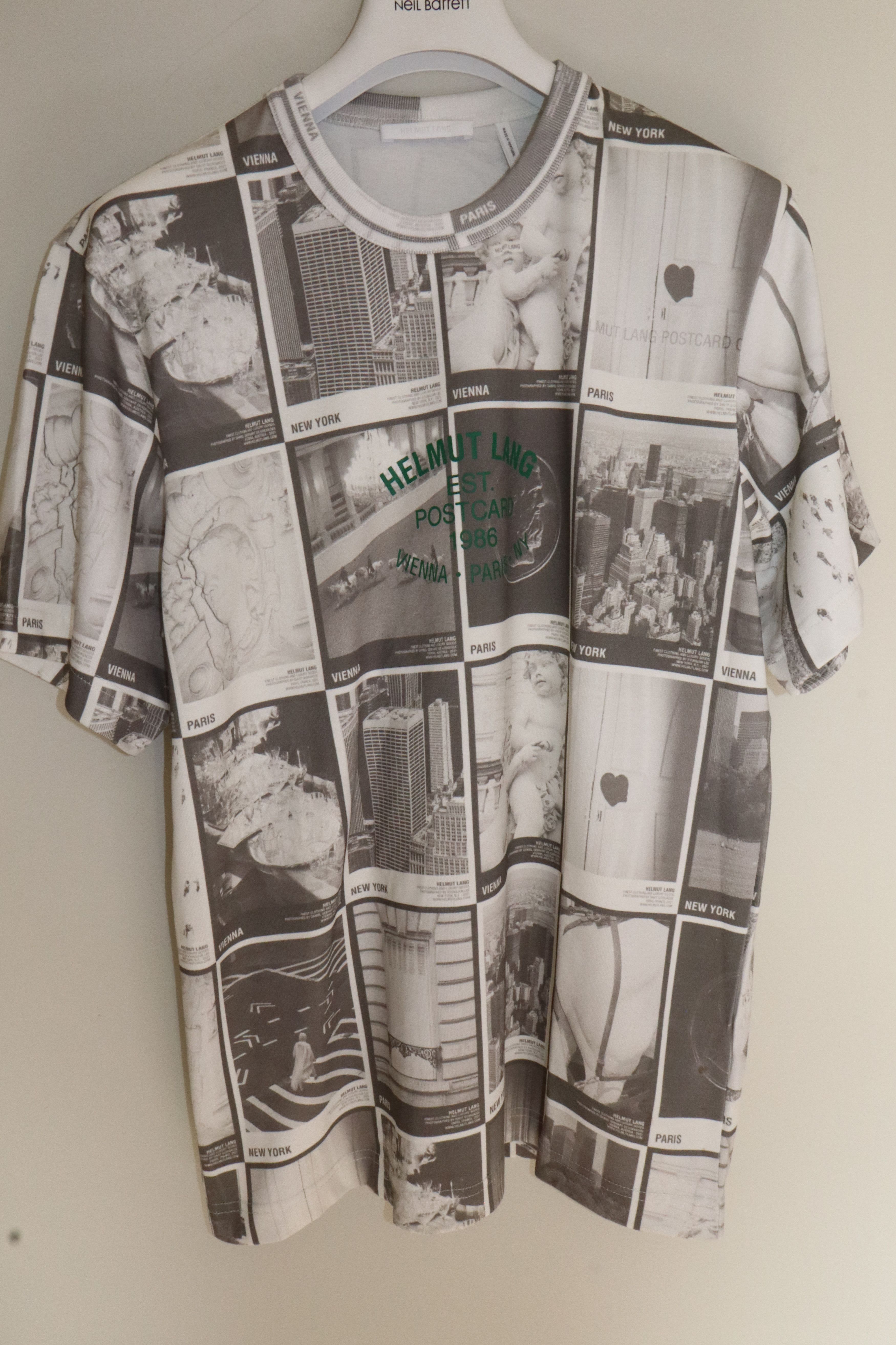 Helmut Lang Vienna Postcard t-shirt Size US S / EU 44-46 / 1 - 1 Thumbnail