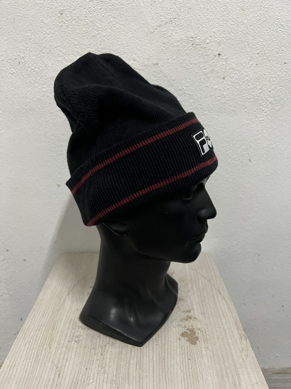 Fila × Vintage Vintage Fila Spell out Beanie Hat Size ONE SIZE - 4 Thumbnail