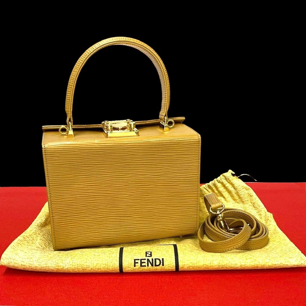 Fendi Fendi Fendi Epi Leather 2way Handbag Leather Shoulder Bag DUTY FREE for USA Size ONE SIZE - 1 Thumbnail