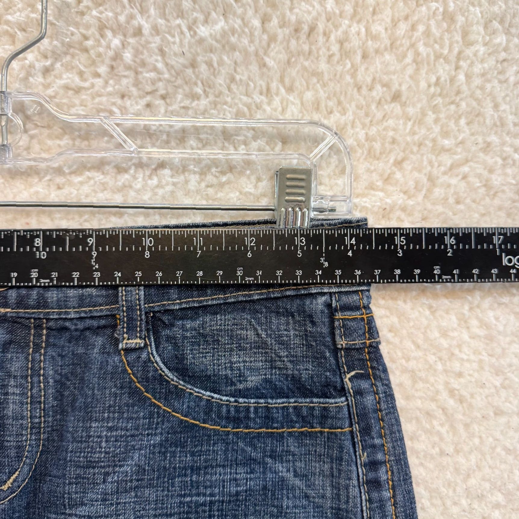 Forever 21 VINTAGE Y2K Denim Mini Skirt 00 0 23 24 Low Rise Dark Wash Boho Fairy Grunge Women’s/Junior’s XS Fits Women’s 00/0 or 23/24 Denim Forever 21 Size 24" / US 00 / IT 34 - 4 Thumbnail