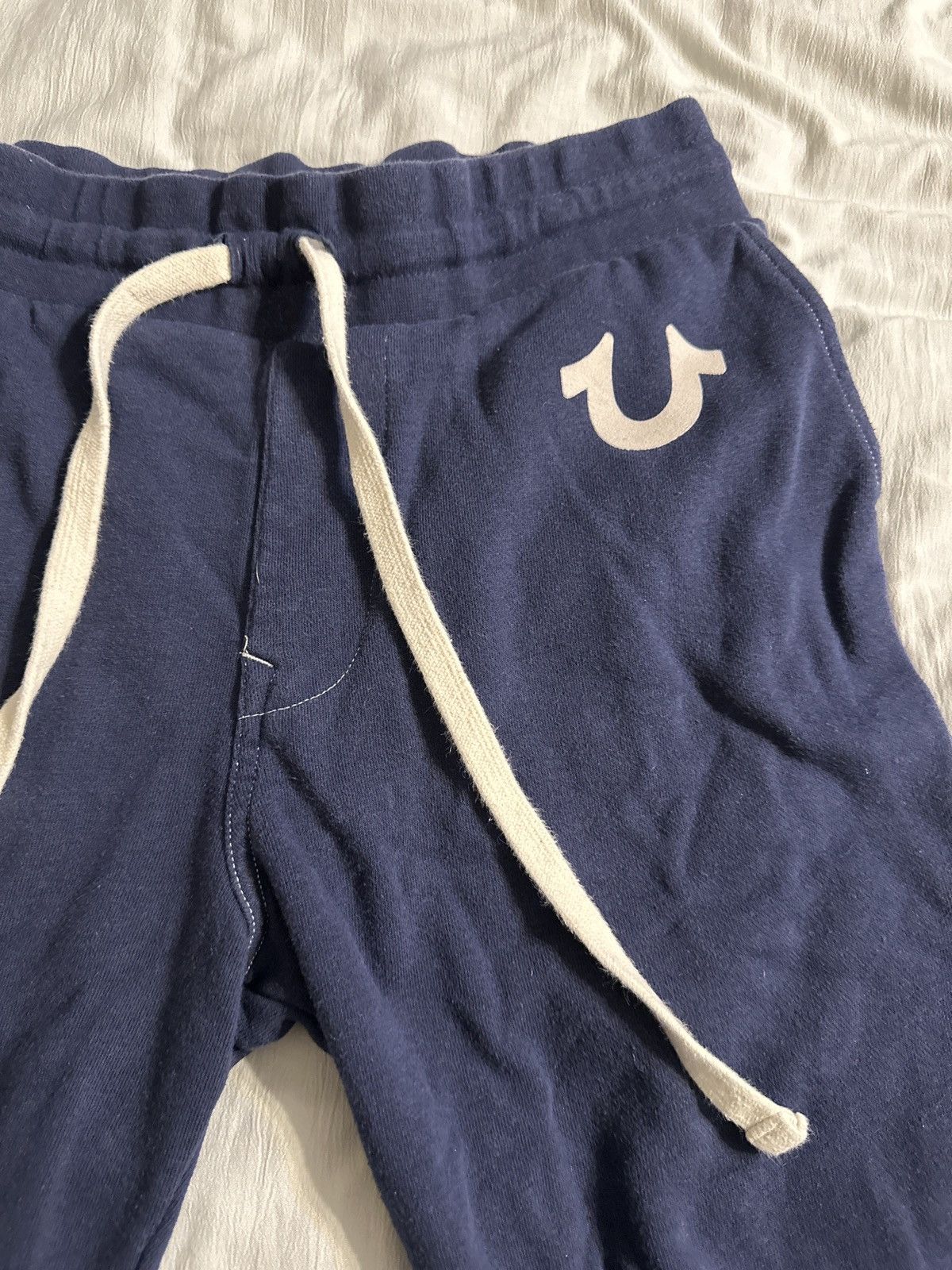 True Religion True Religion Navy Drawstring Sweatpants Size US 32 / EU 48 - 1 Thumbnail