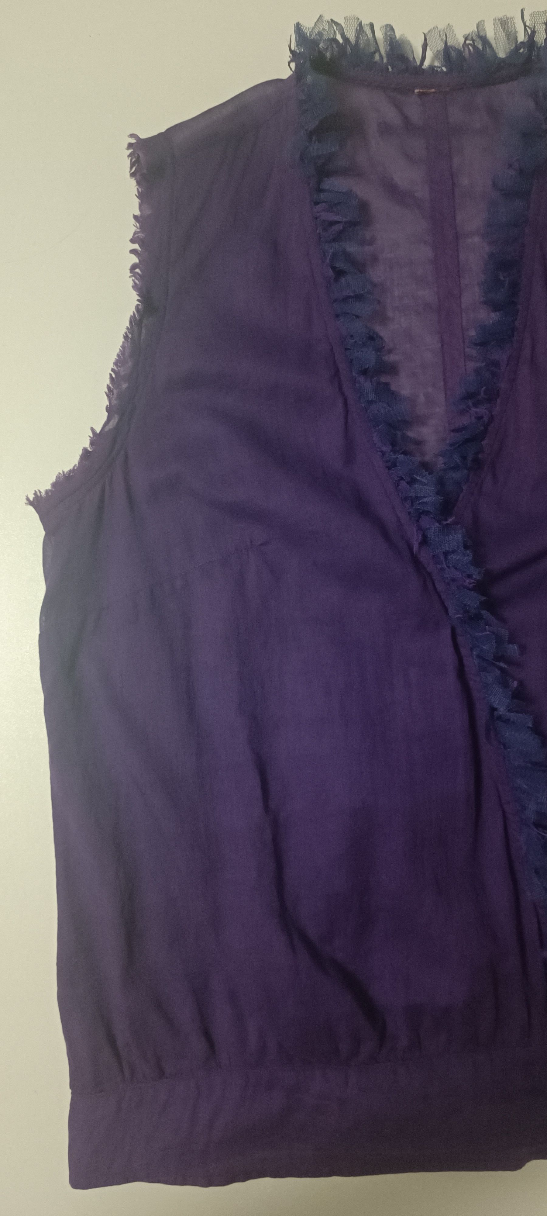 Jean Paul Gaultier Purple blouse with fringes Size M / US 6-8 / IT 42-44 - 23 Thumbnail