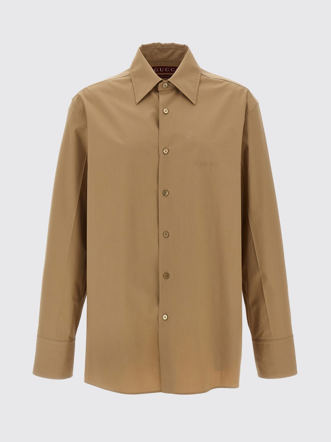 Gucci Gucci Shirt Men Beige Size US L / EU 52-54 / 3 - 1 Thumbnail