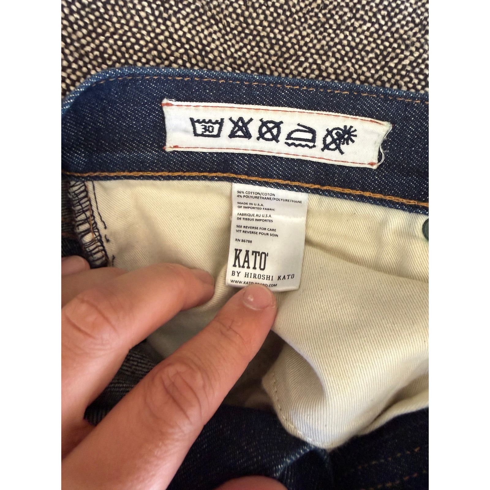 KATO KATO' by Hiroshi Kato Selvedge Jeans Size US 33 - 4 Thumbnail