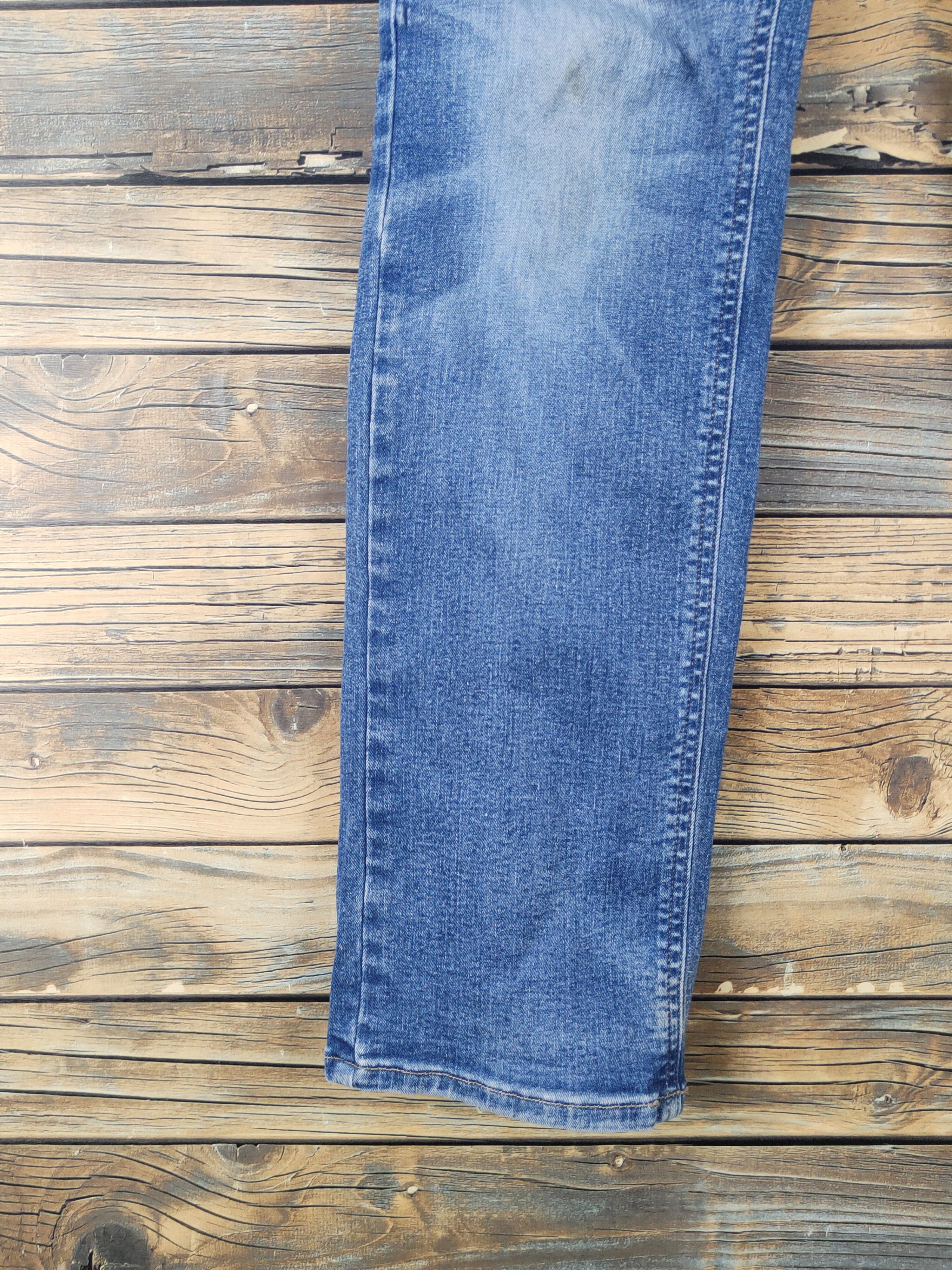 Japanese Brand Japan vintage Blue Distressed Ripped denim Jeans #W1993 Size US 28 / EU 44 - 4 Thumbnail