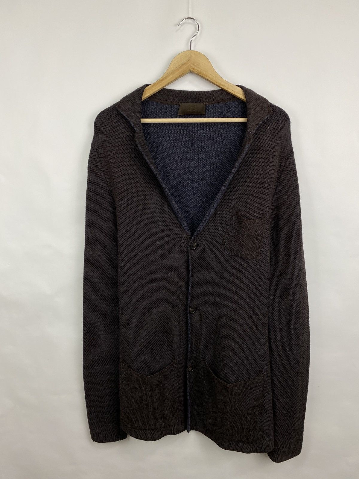 Altea 🇮🇹 Altea Lana Wool Cardigan made in Italy Rare Retro Aran Y2K Size US XL / EU 56 / 4 - 3 Thumbnail