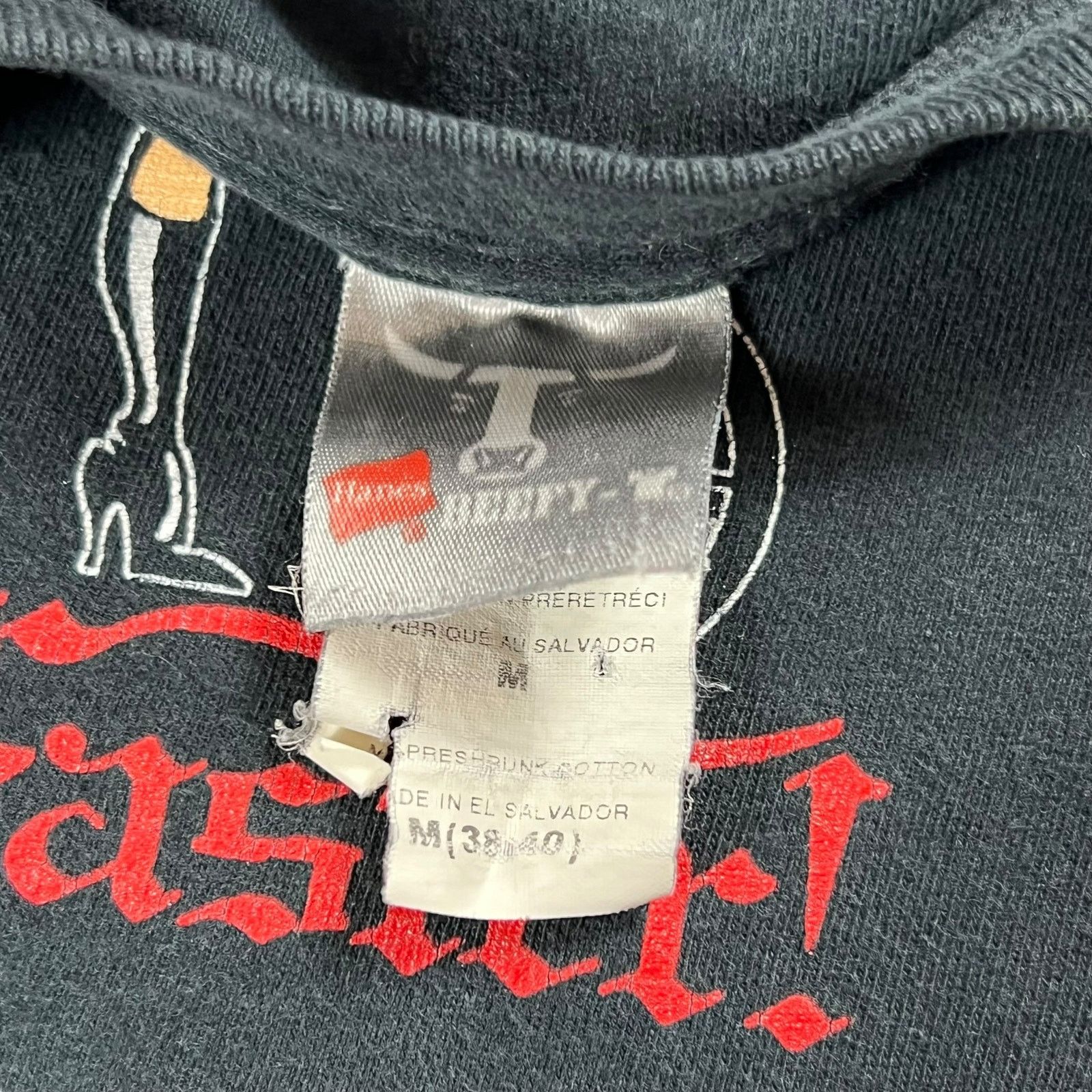 Hanes × Vintage Vintage Y2K Dominatrix “Master Says… Faster” BDSM tee (M) Size US M / EU 48-50 / 2 - 6 Thumbnail
