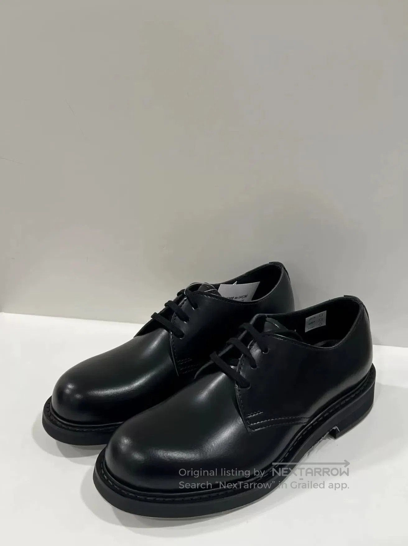 CDG by Comme des Garcons CDG Commes des Garçons Black Leather Shoes. Size US 6 / EU 39 - 8 Thumbnail