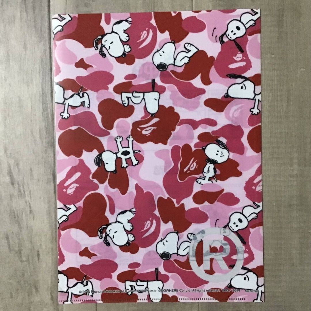 Bape BAPE × Peanuts Snoopy ABC CAMO Clear File Set a bathing ape Size ONE SIZE - 4 Thumbnail