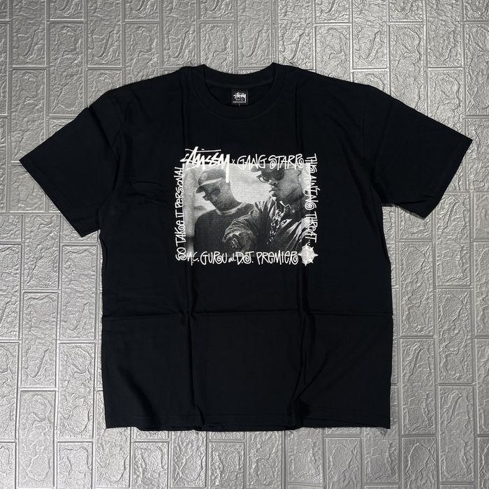 Vintage Stussy Gangstarr Take It Personal Tee Black | Grailed