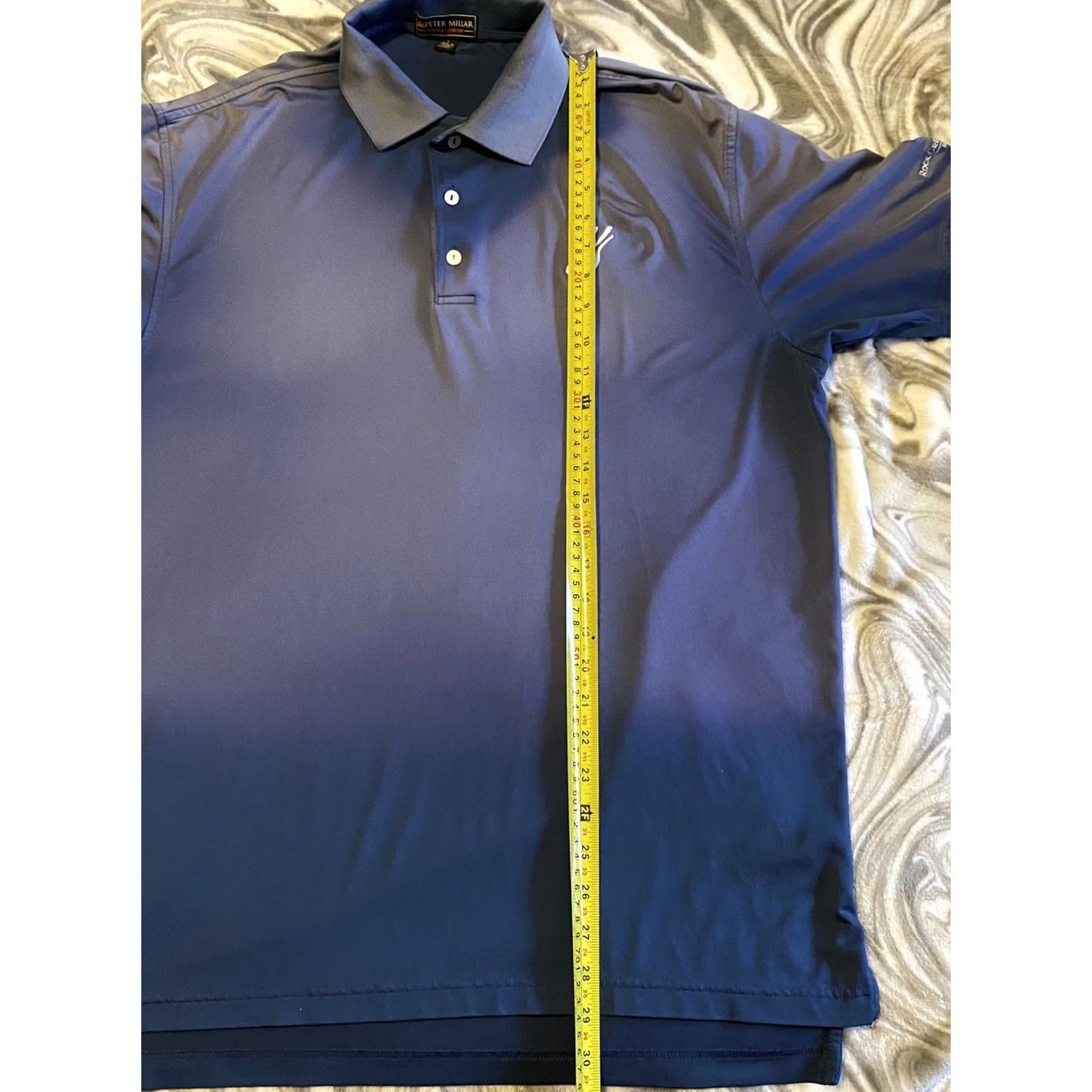 Peter Millar Peter Millar Polo Shirt Men’s L Blue Two-Toned Summer Comfort Golf Rock Creek ID Size US L / EU 52-54 / 3 - 6 Thumbnail
