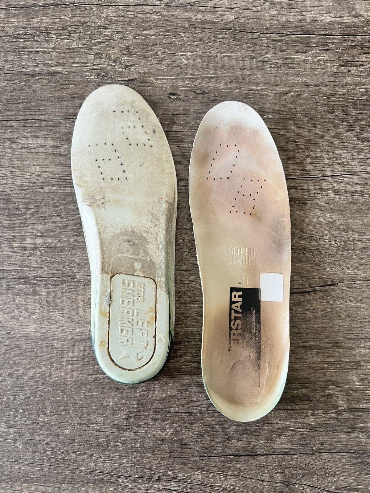 Golden Goose GOLDEN GOOSE SUPERSTAR GREEN HEEL TAB Size US 8 / EU 41 - 10 Thumbnail