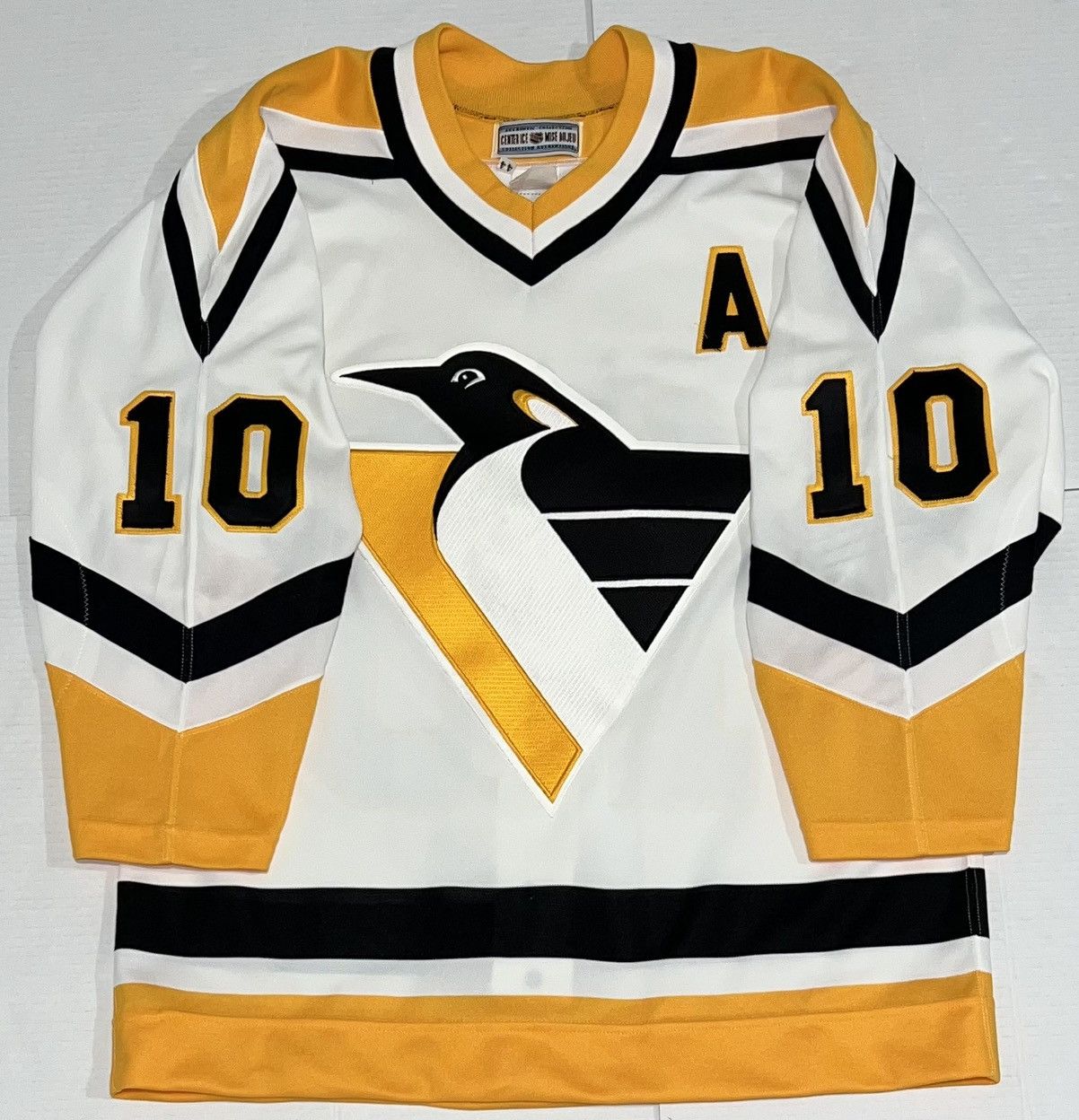 Ccm Vintage Pittsburgh Penguins Signed Ron Francis Jersey Ccm Size US L / EU 52-54 / 3 - 2 Thumbnail