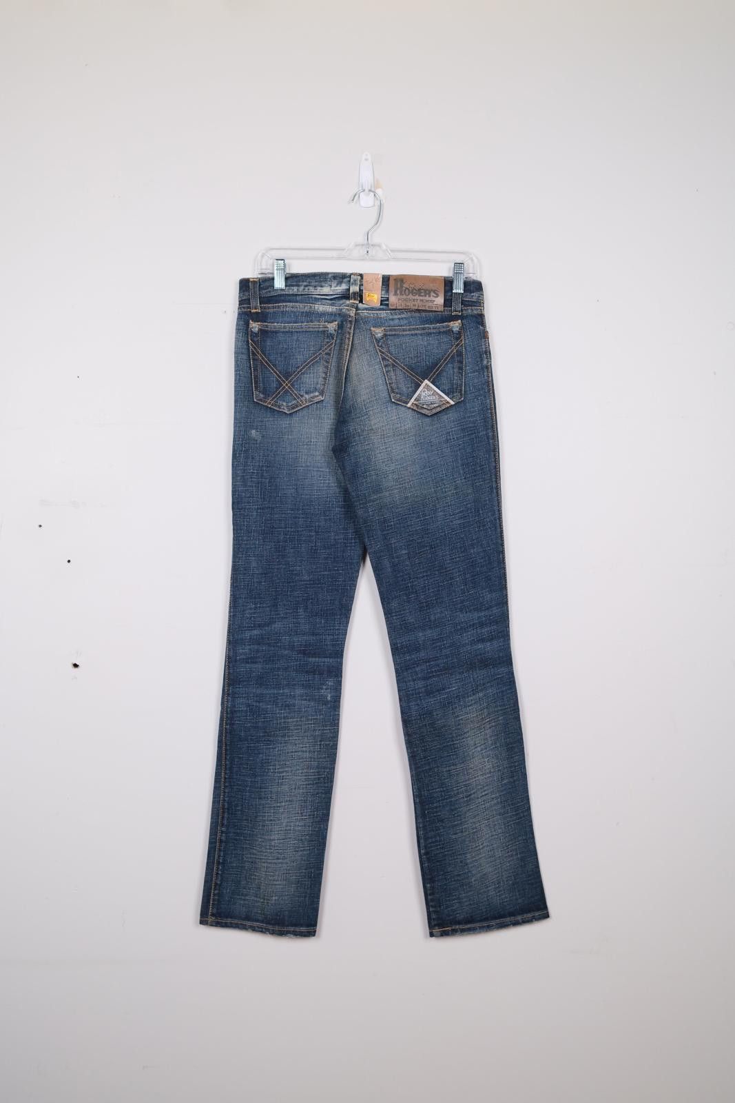 Other 80's Roy Roger's Distressed Faded Straight-Leg Jeans Size US 30 / EU 46 - 2 Thumbnail