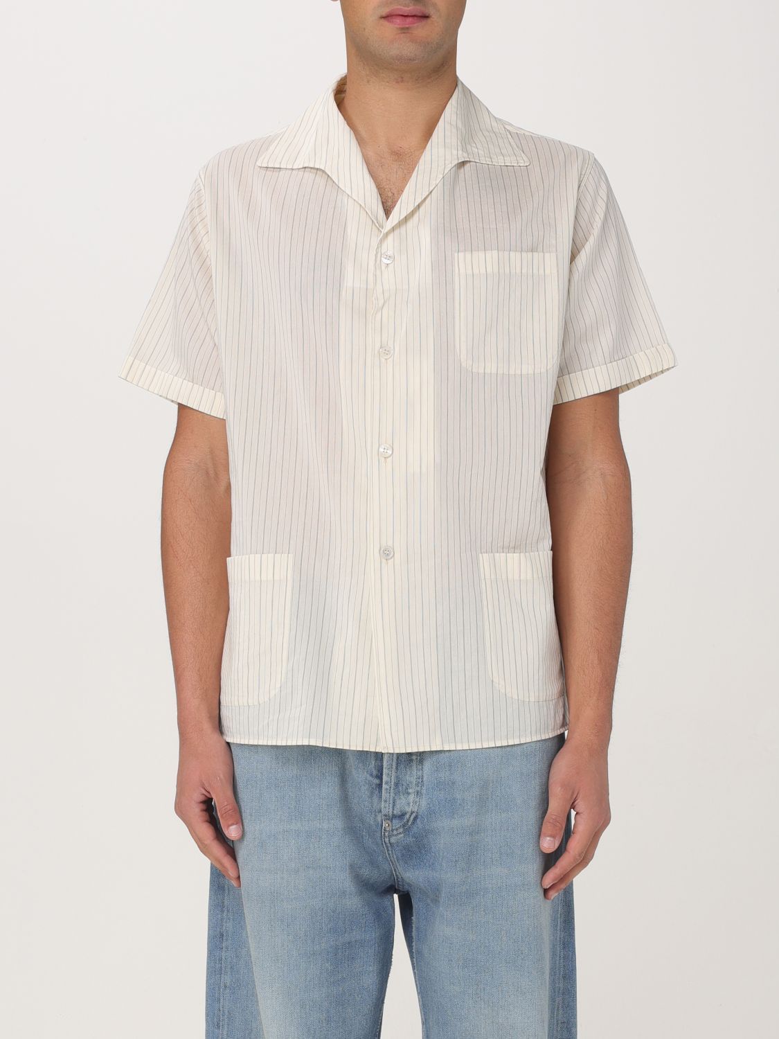 Maison Margiela Maison Margiela Shirt Men Beige Size US L / EU 52-54 / 3 - 1 Thumbnail