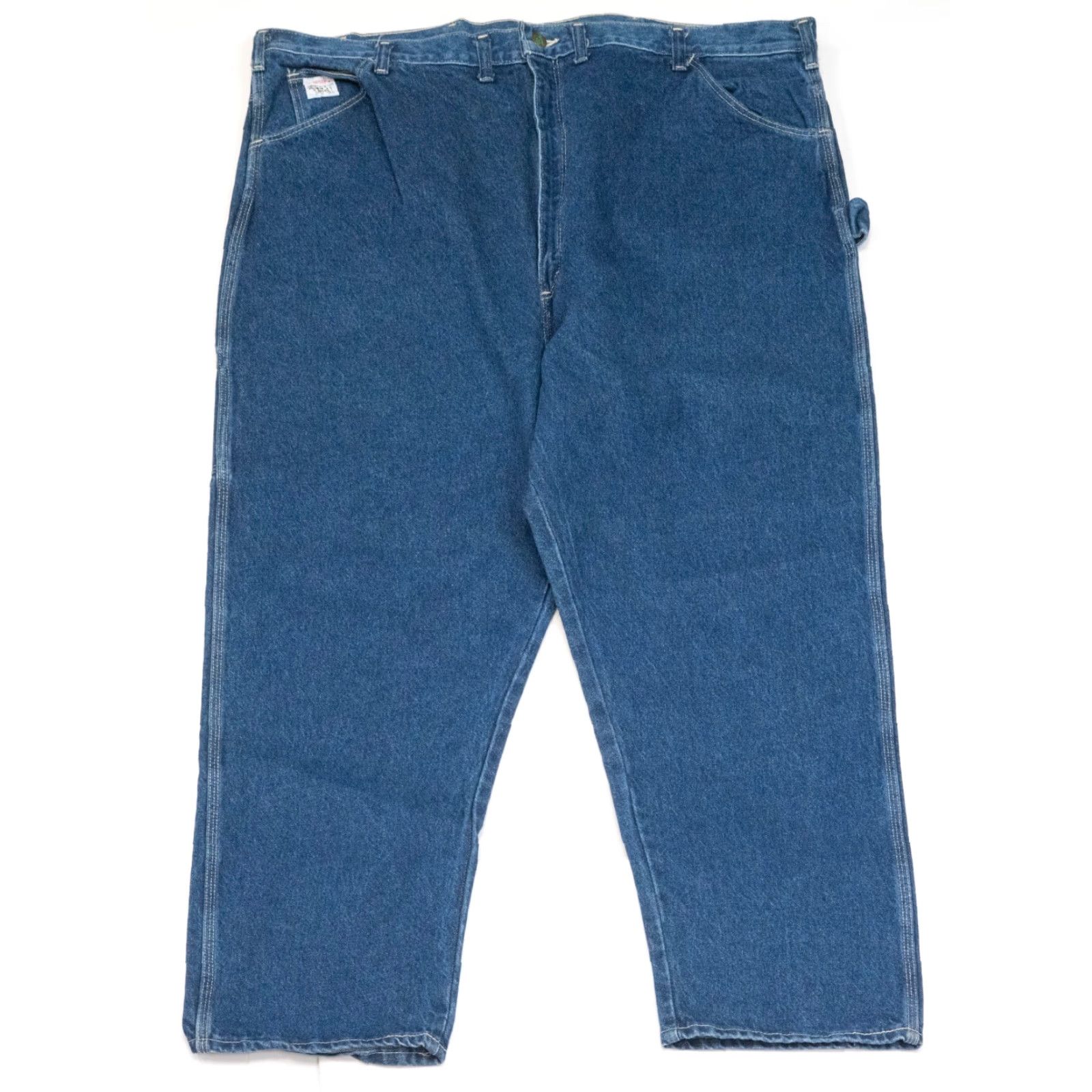 Carhartt VINTAGE True VTG Workwear 80s Pointer Brand Carhartt Style Carpenter Jeans 48x32 NEW USA Denim Blue 5-Pocket Men Regular Zipper Wool? (no) Size US 32 / EU 48 - 4 Thumbnail