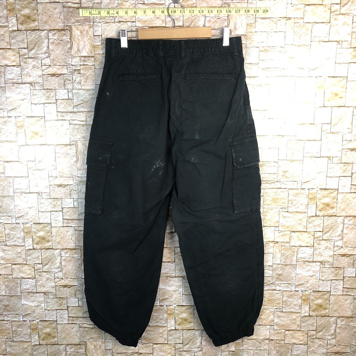 Japanese Brand Uniqlo Dark Blue Cargo Multipocket Pants #A445 Size US 28 / EU 44 - 11 Thumbnail