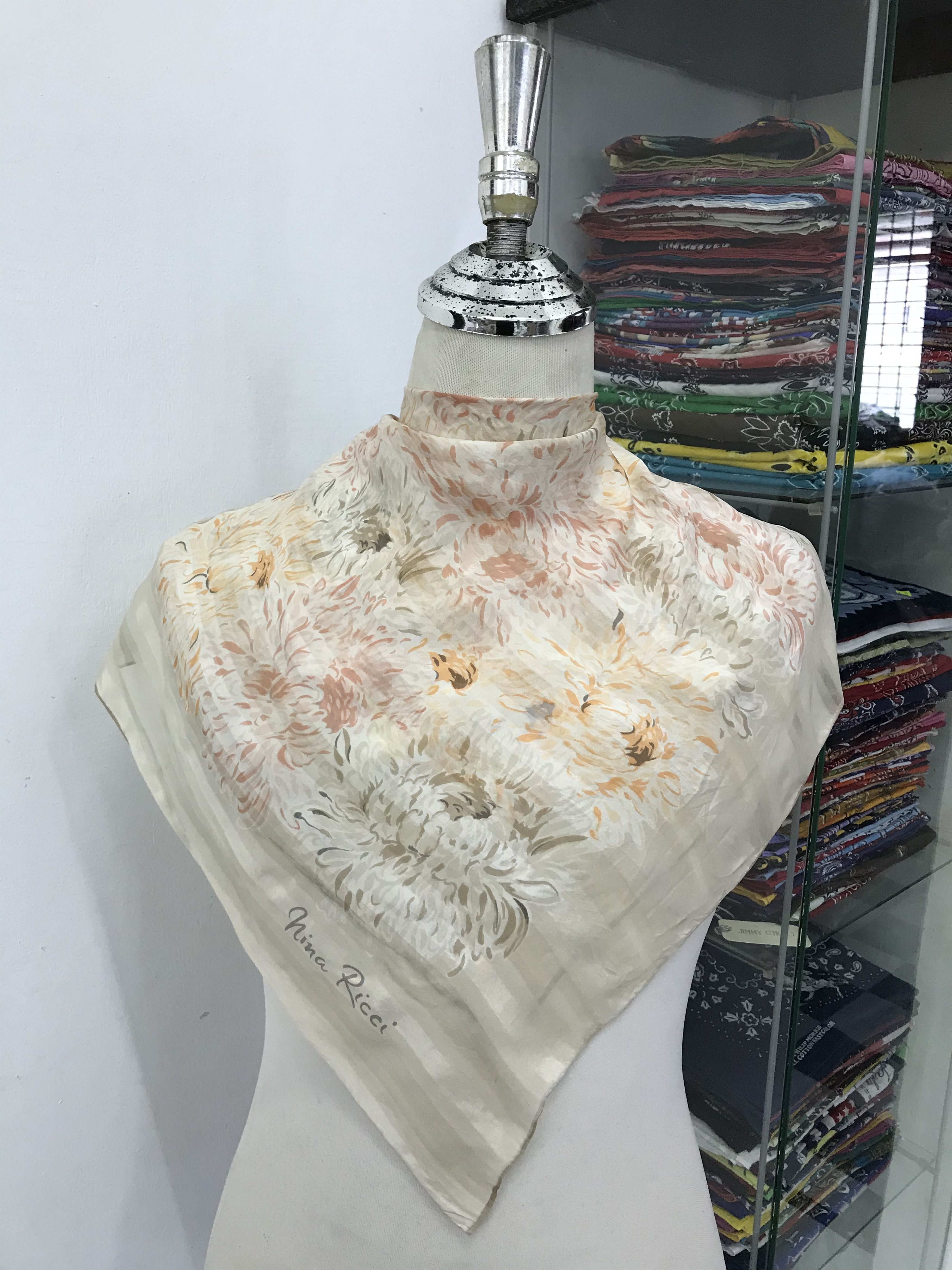 Nina Ricci Vintage Nina Ricci Silk Scarf Size ONE SIZE - 1 Thumbnail