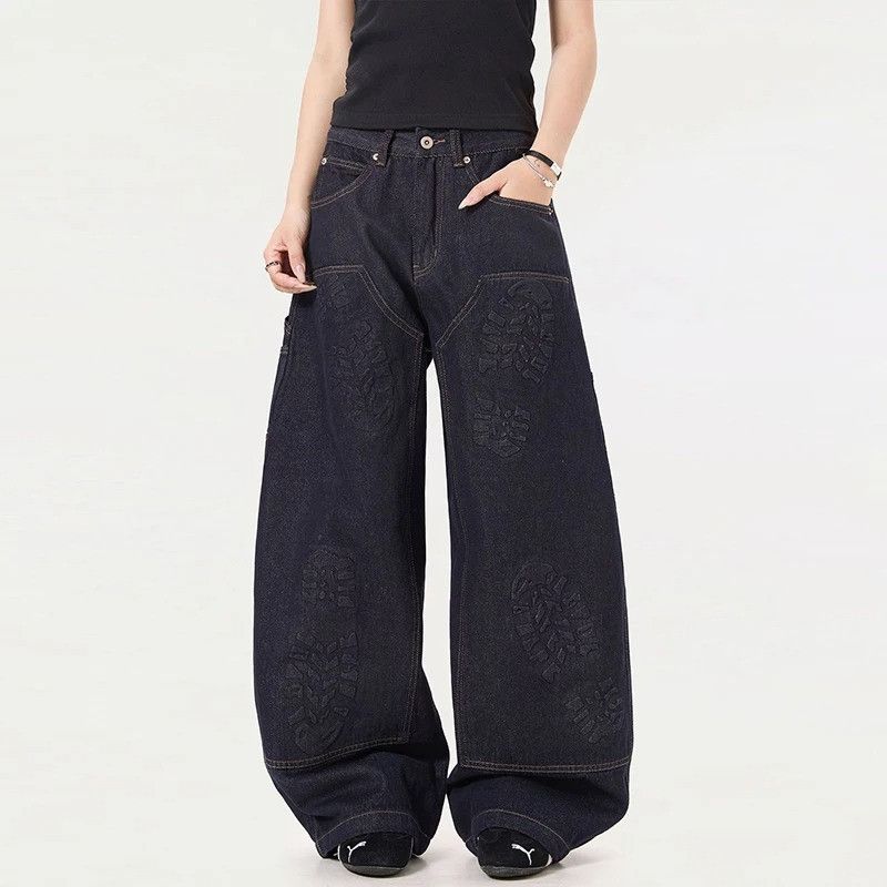 Jean Three-dimensional Footprint Jeans Size US 33 - 1 Thumbnail