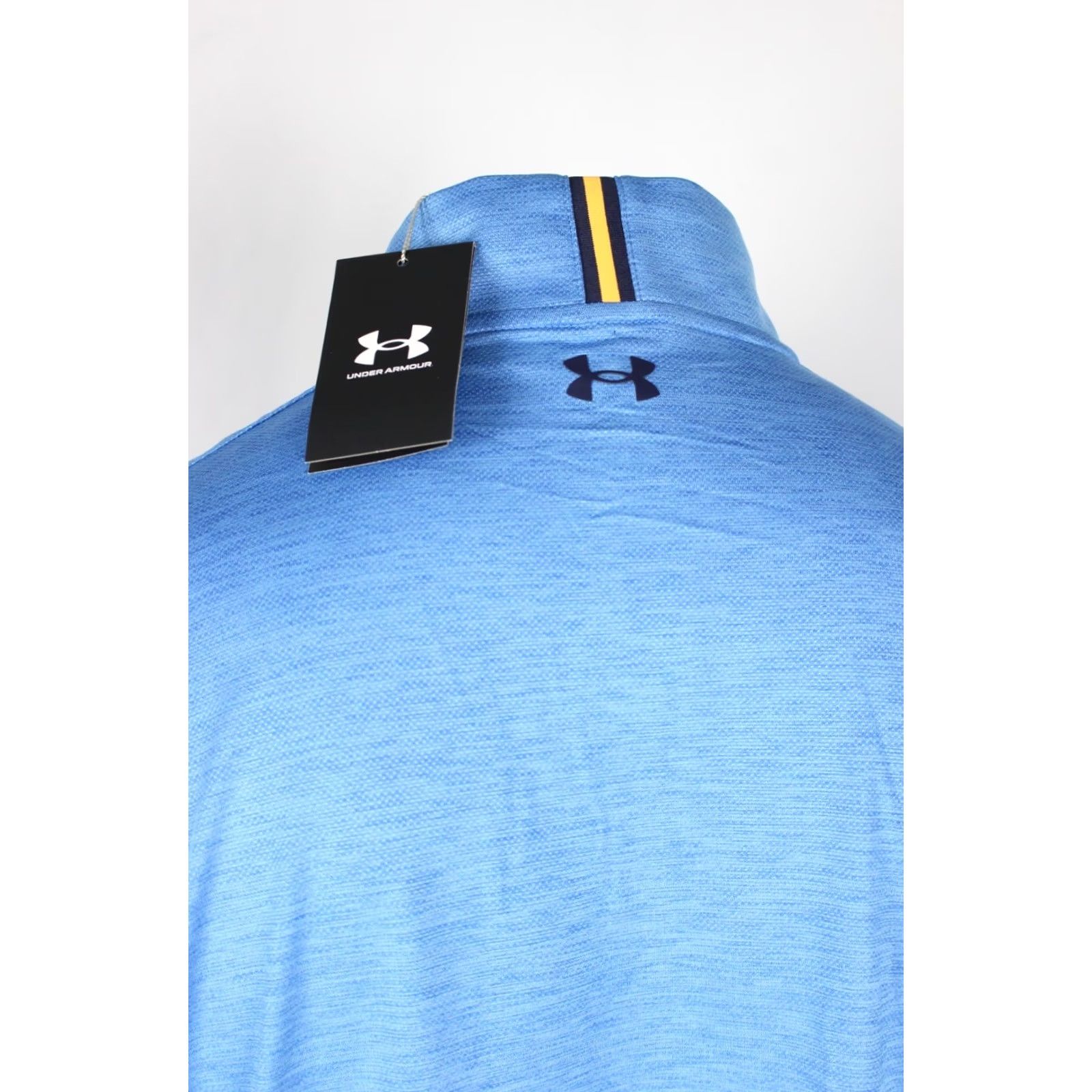 Under Armour Under Armour Men's Playoff 3.0 1/4 Zip Pullover XL Blue Heather UM1220 UPF 50+ Size US XL / EU 56 / 4 - 3 Thumbnail