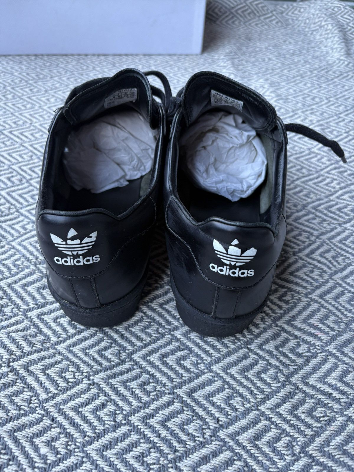 Adidas × Prada Prada Superstar Black Size US 8.5 / EU 41-42 - 9 Thumbnail