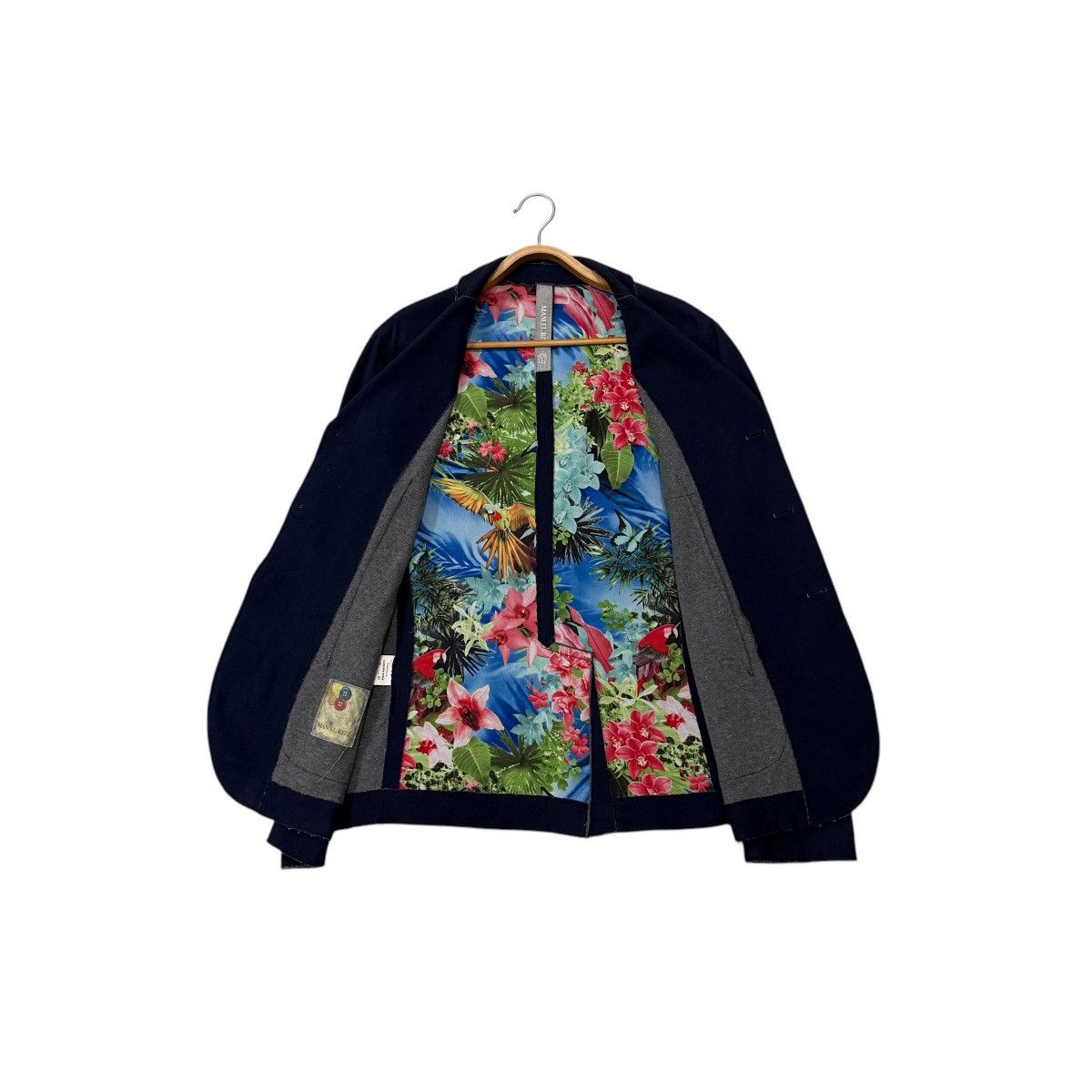 Manuel Ritz Vintage Manuel Ritz Deconstructred Chore Floral Jacket Size US L / EU 52-54 / 3 - 20 Thumbnail
