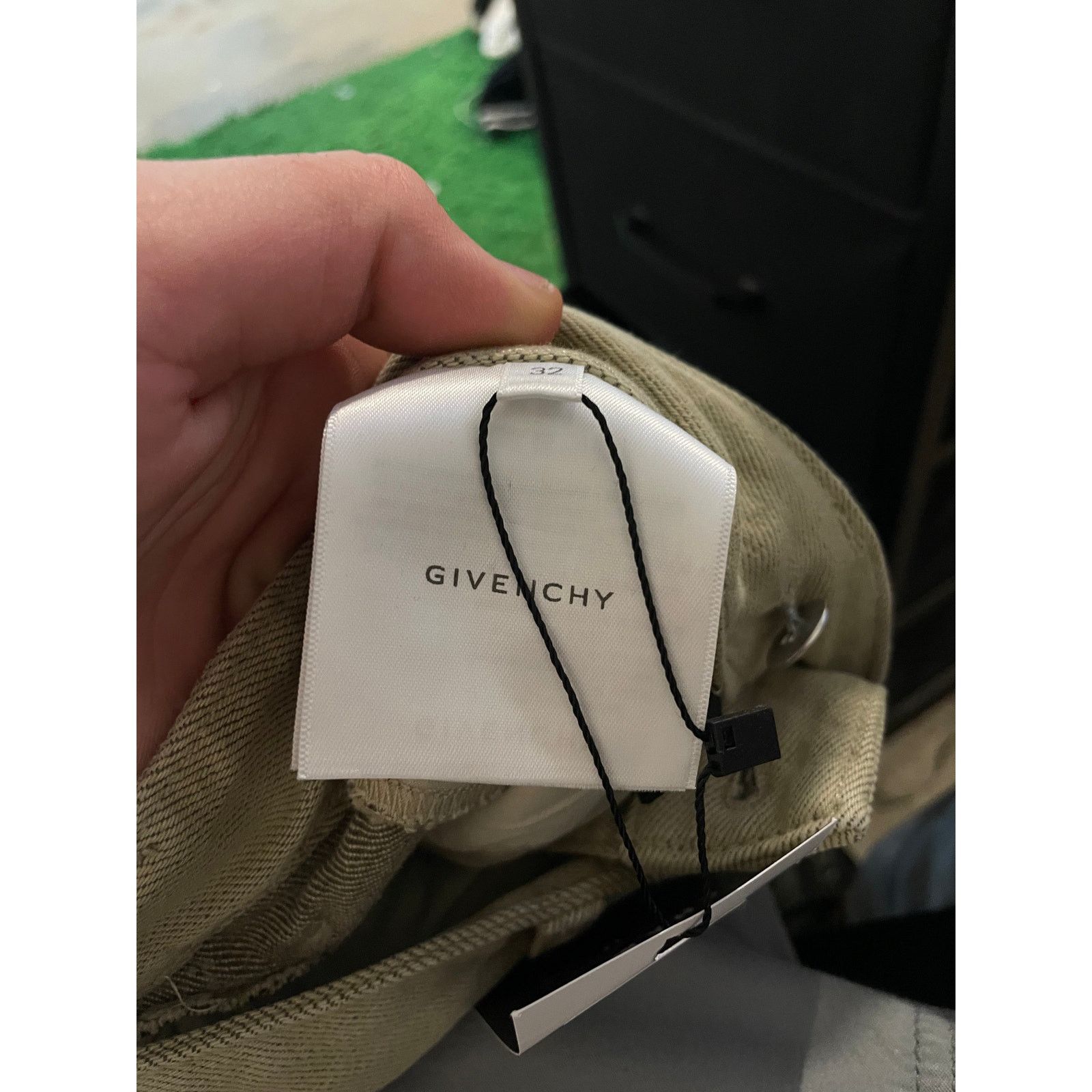 Givenchy Givenchy Ribbed Jeans Olive Used 32 Size US 32 / EU 48 - 5 Thumbnail